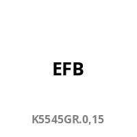 EFB RJ45 Flachpatchkabel U/FTP, Cat.6A, PVC, 0.15m, grau