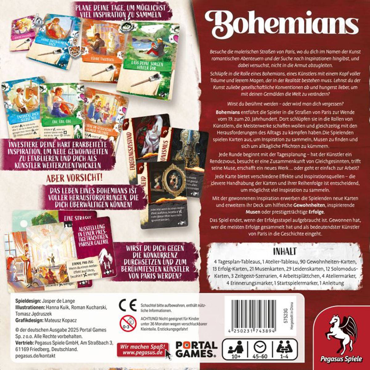 Pegasus Spiele Bohemians (DE) - Strategiespiel (+)