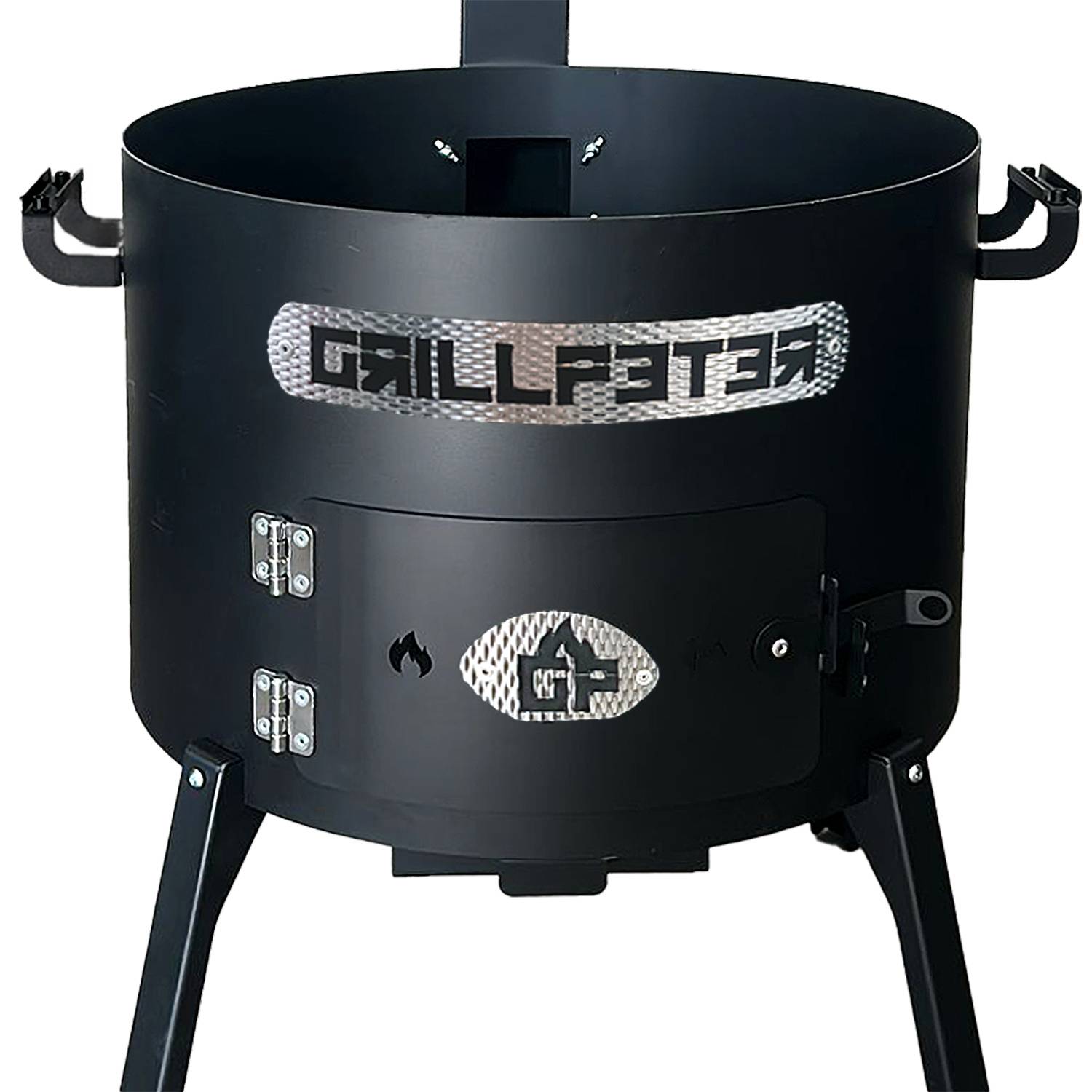 Utschak Asamat Ø50 cm mit Kazan 22L aus Gusseisen und Zubehör