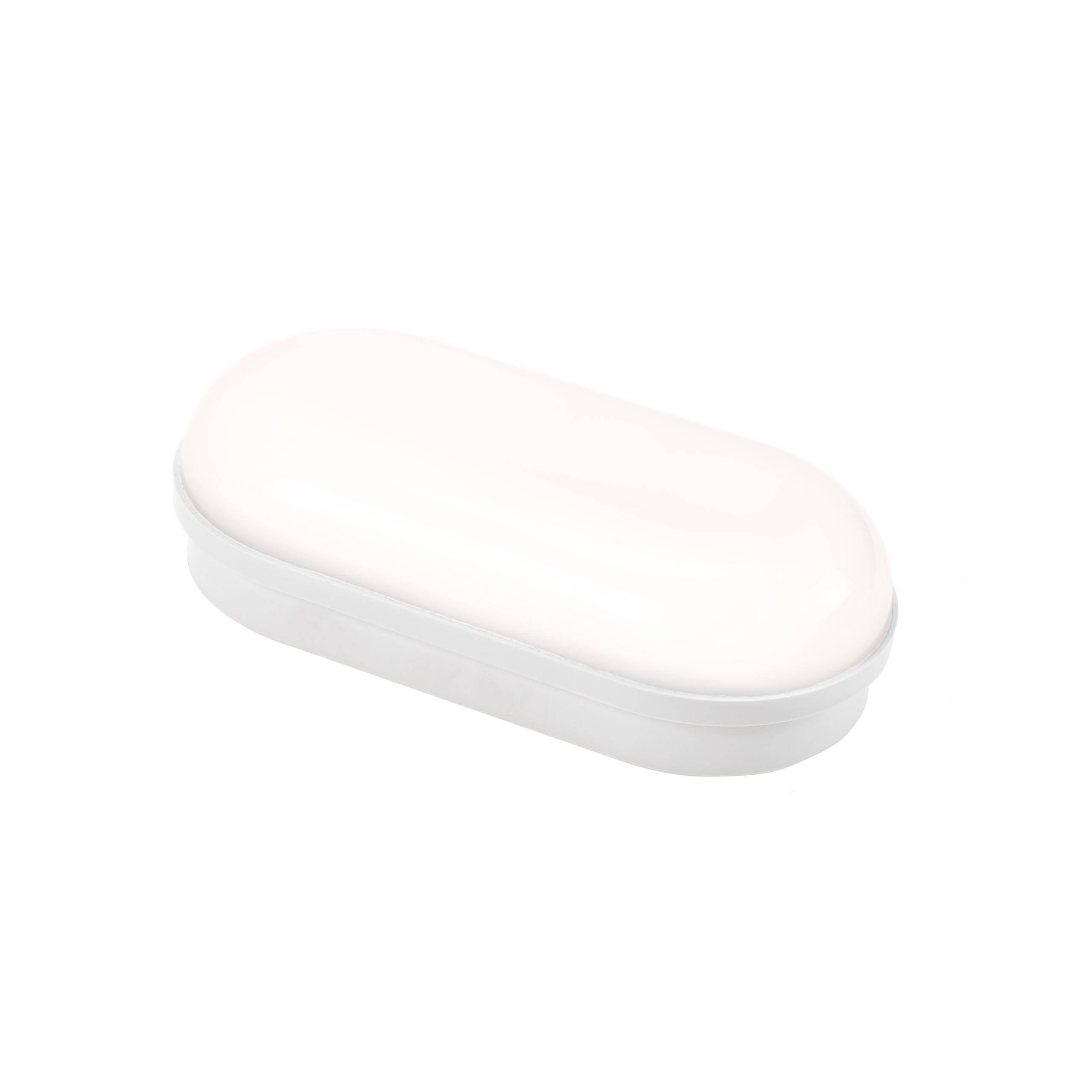 Spectrum LED TECHNIC LAMP 8W Wandleuchte 120° Außenleuchte 940lm weiß 230V IP54 oval IK10 Neutralweiß 4000K