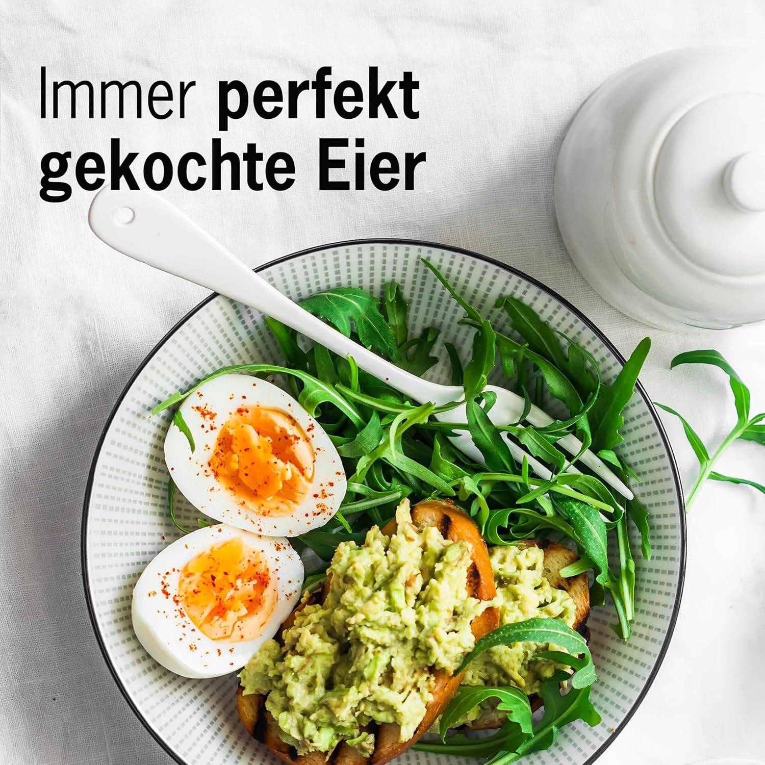 Brainstream | Küken PiepEi - Singende Eieruhr zum Mitkochen - Eierkocher für 3 Härtegrade - Eieruhr lustig - Lustiges Kochei - Musik Eggtimer