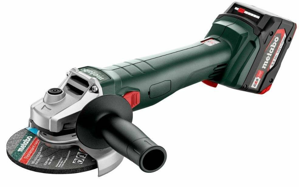 METABO.Winkelschleifer W 18 L 9-125 QUICK 2x5.2Ah CASE