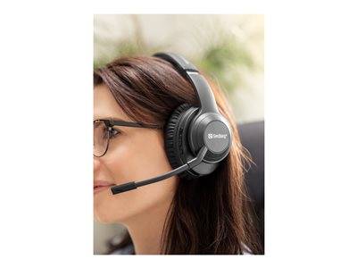 SANDBERG 3in1 Office Headset Pro ENC Eingabe / Ausgabe Kopfhörer & Headsets