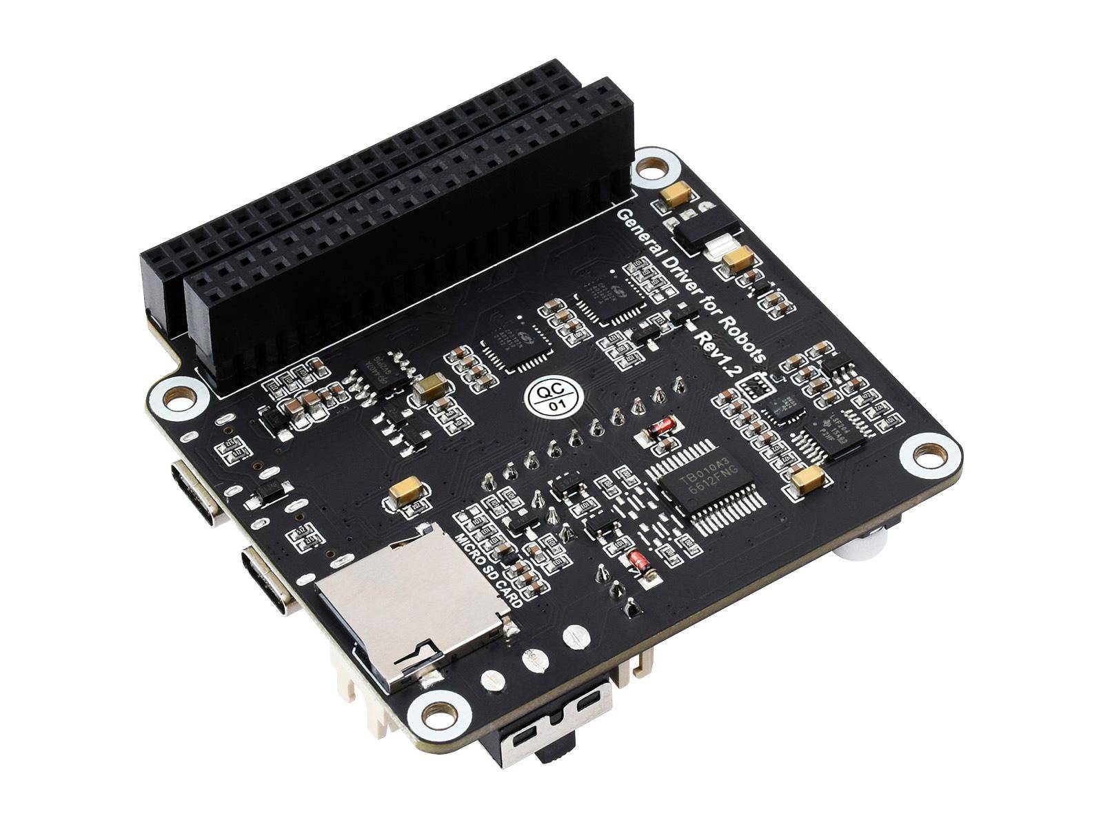 Waveshare Motorcontroller, ESP-NOW, Servo / DC Motoren Steuerung, 9-Achsen IMU, WiFi, BT, 7-13V