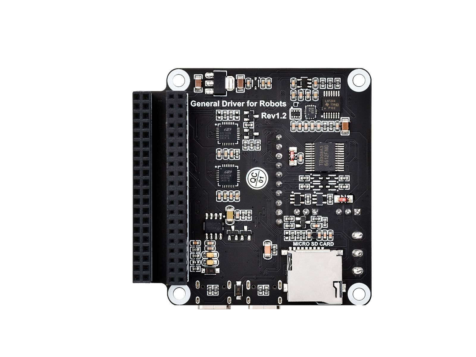 Waveshare Motorcontroller, ESP-NOW, Servo / DC Motoren Steuerung, 9-Achsen IMU, WiFi, BT, 7-13V