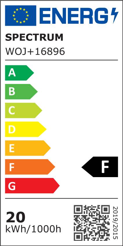 Spectrum LED AR111 GU10 Premium Reflektor 20W schwarz 1800lm 30° 230V Warmweiß 2700K