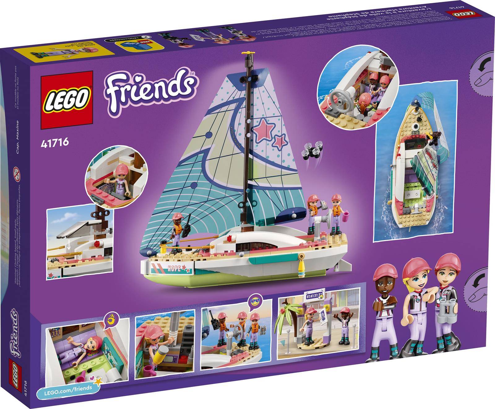 Schachtel des LEGO Friends Sets „Stephanies Segelabenteuer