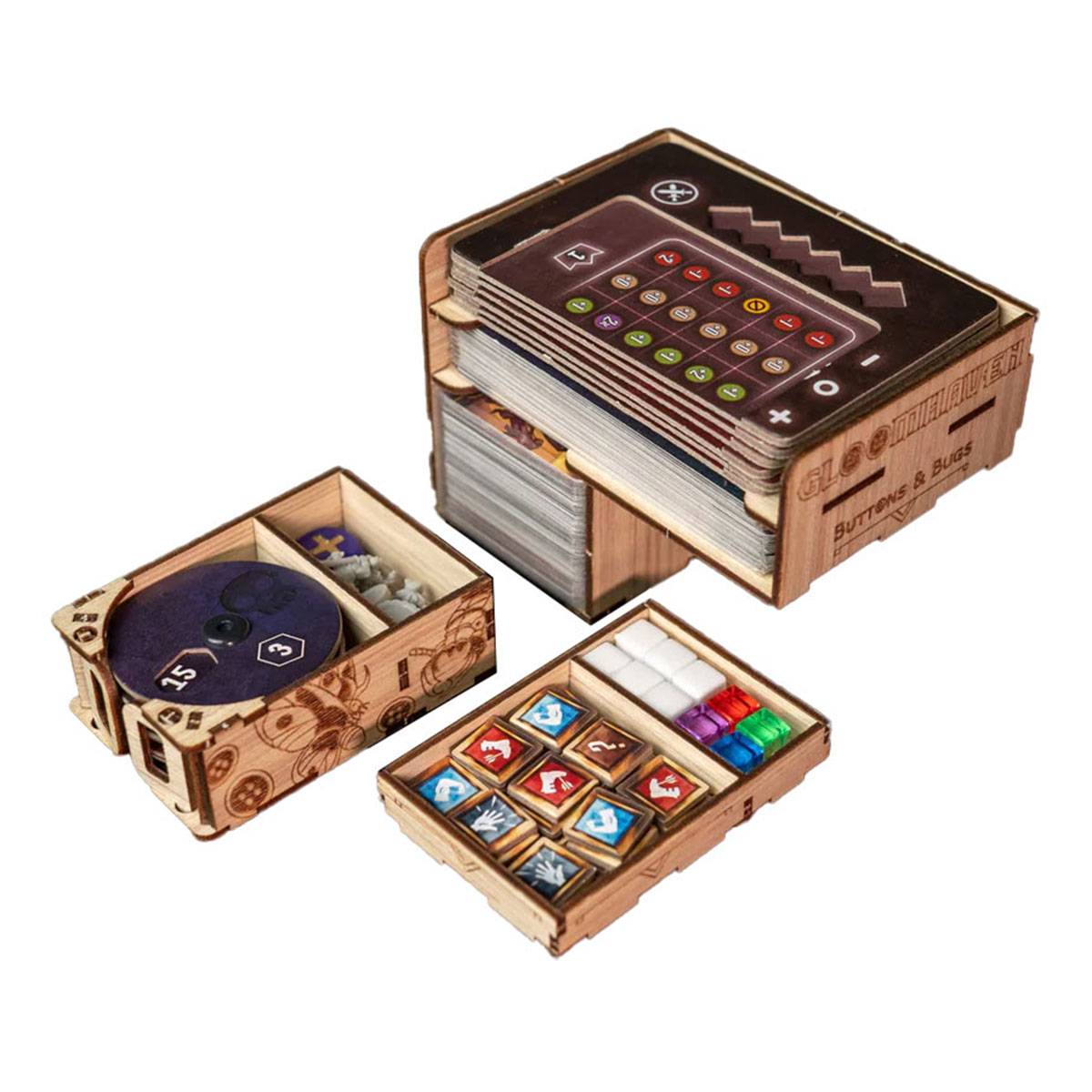 Laserox Insert Gloomhaven Buttons & Bugs - Organizer