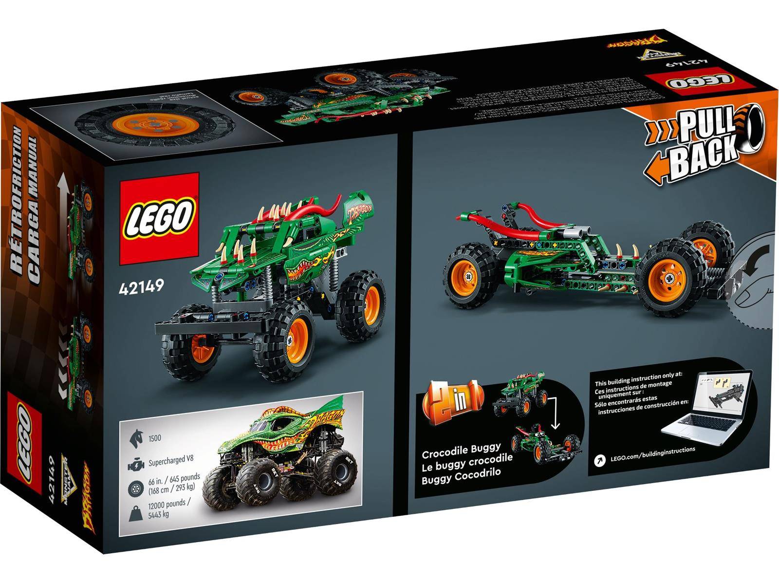 LEGO® Technic™ 42149 Monster Jam™ Dragon™