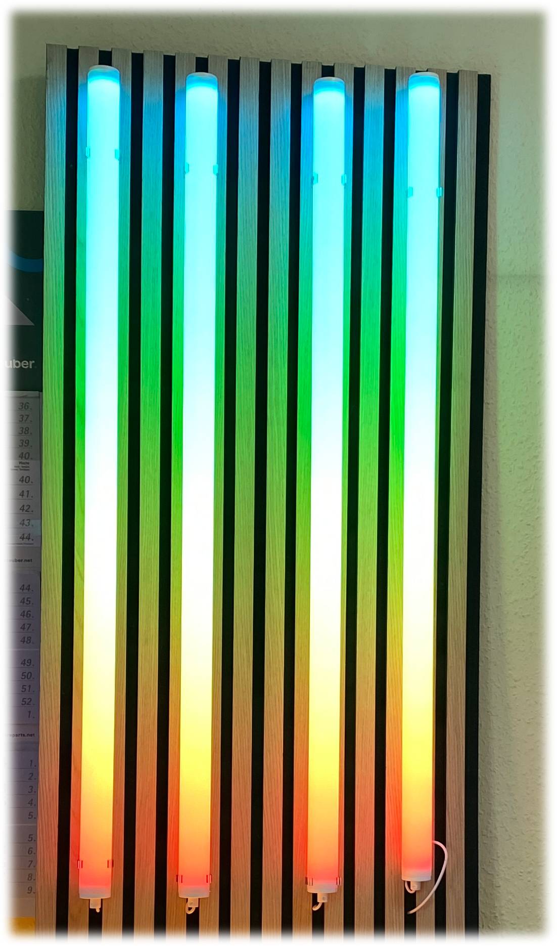 5363 LED SMART DIGI-Motion Leuchtstab 4x1,00m RGB +Fernbed.+Handy Steu