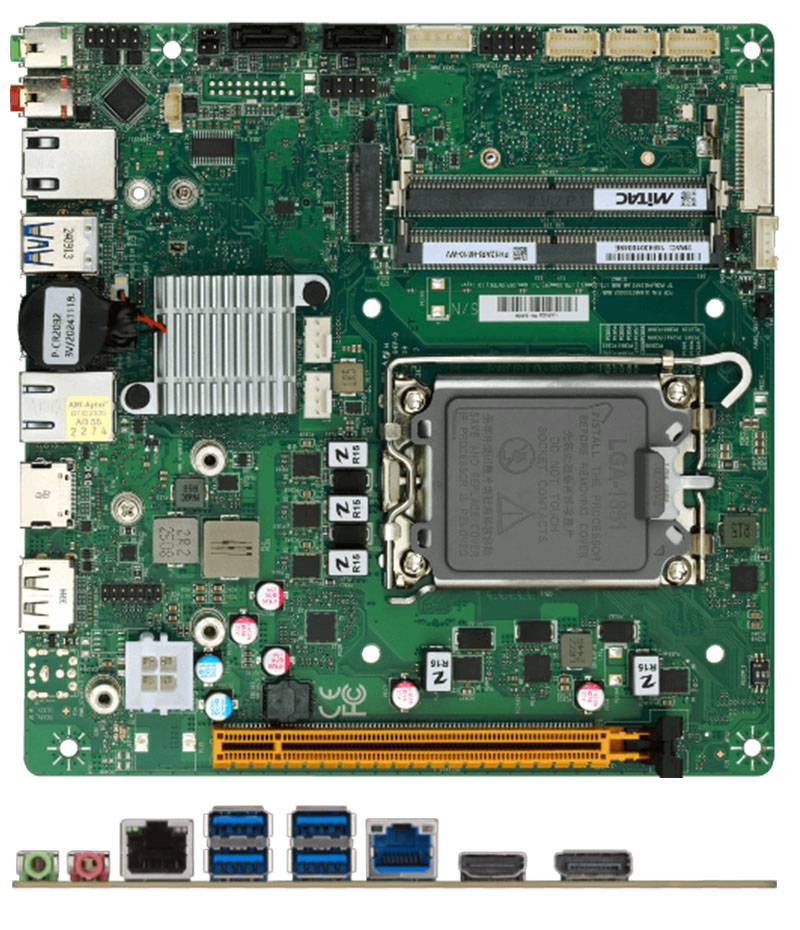 Mitac PH12ARI-H810-19V Thin-ITX (Intel Arrow Lake-S 15th Gen. H810, 12-26V / 19V DC-in)