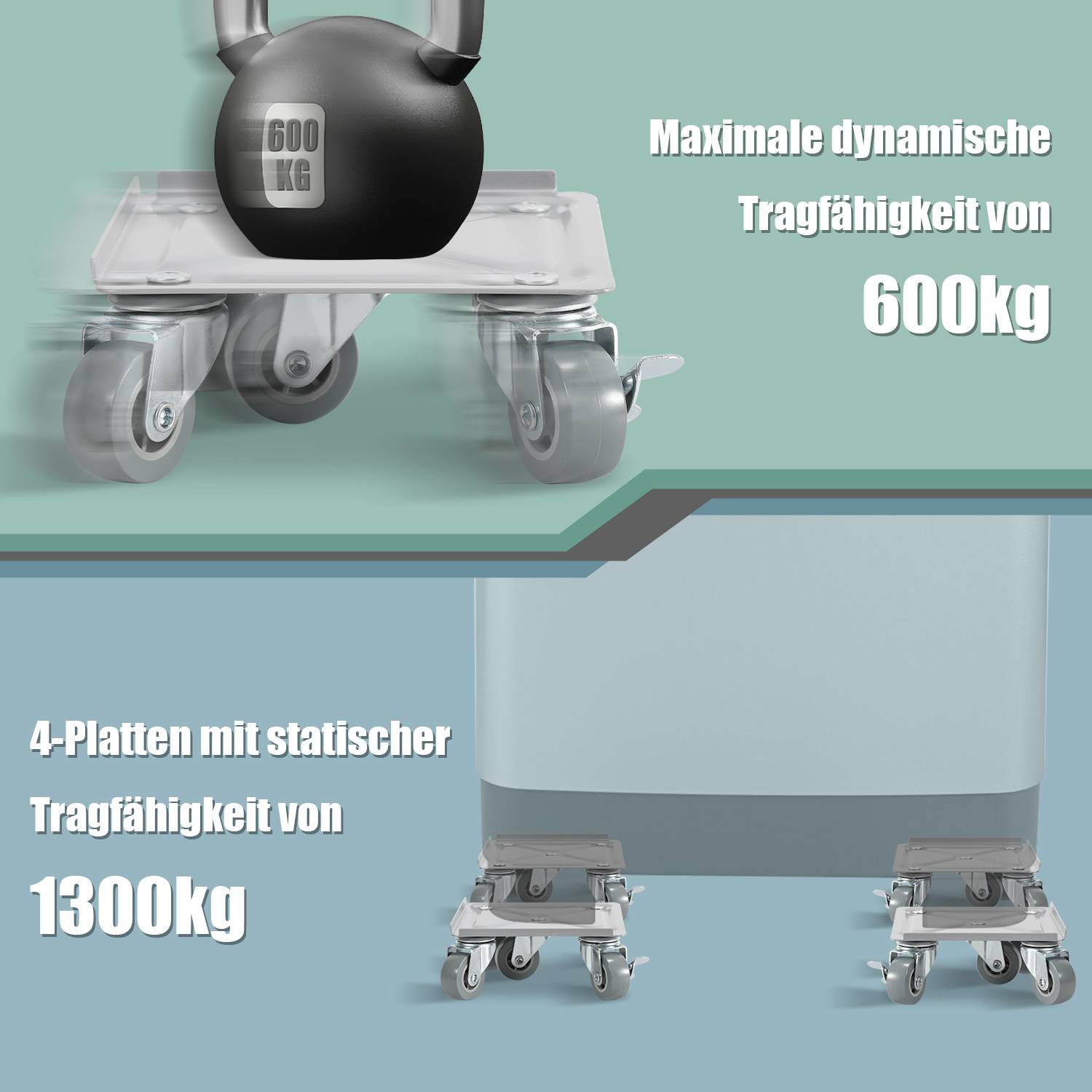 Möbeltransport Set 9-tlg. mit Möbelheber & 360° Rollen bis 600kg Schwerlast – Umzugshilfe für Möbelrücker und Transportroller