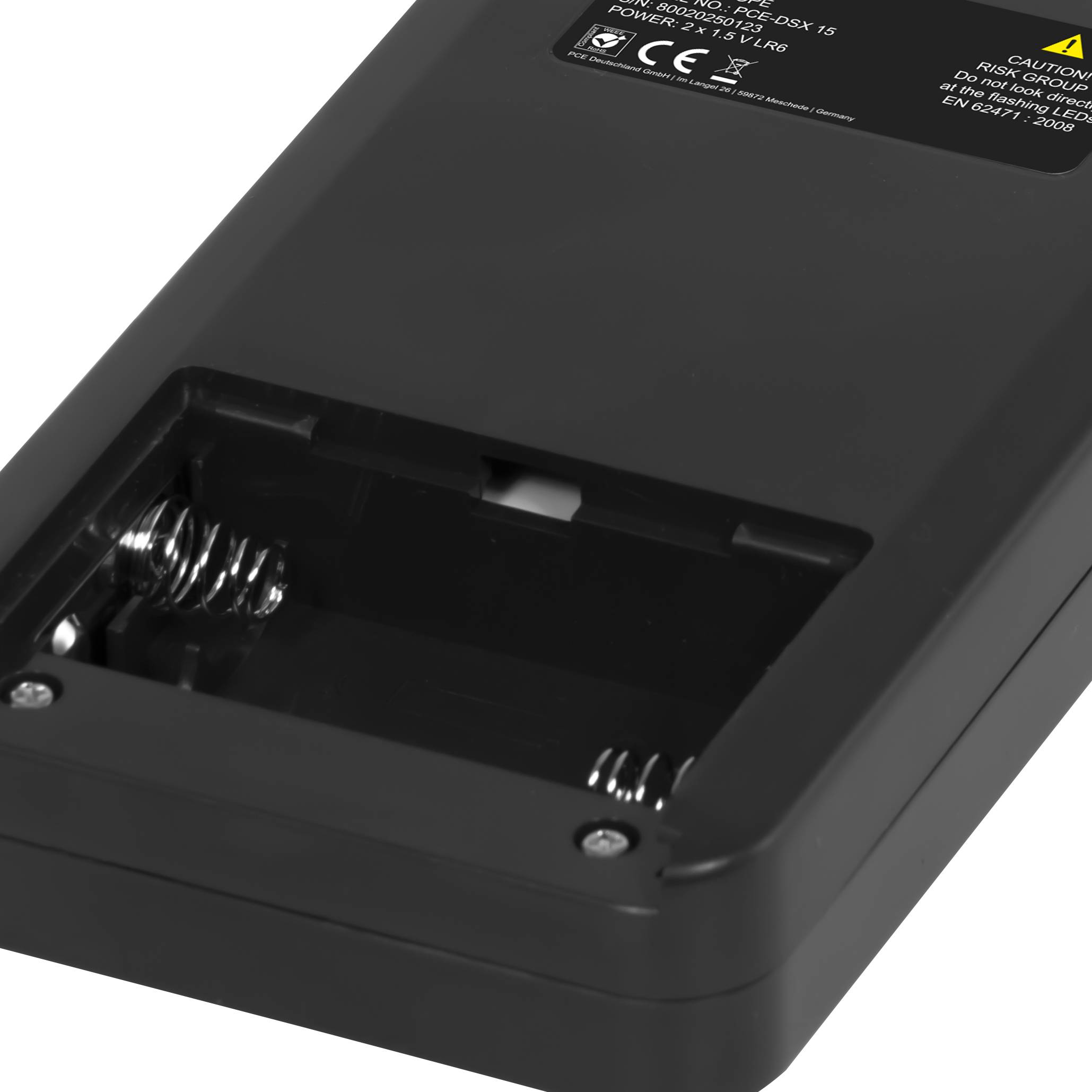 PCE Instruments Digital Stroboskop PCE-DSX 15 |30-360000 FPM |Lichtquelle 12 LED´s |5400lx |Verdopplung/Teilung der FPM