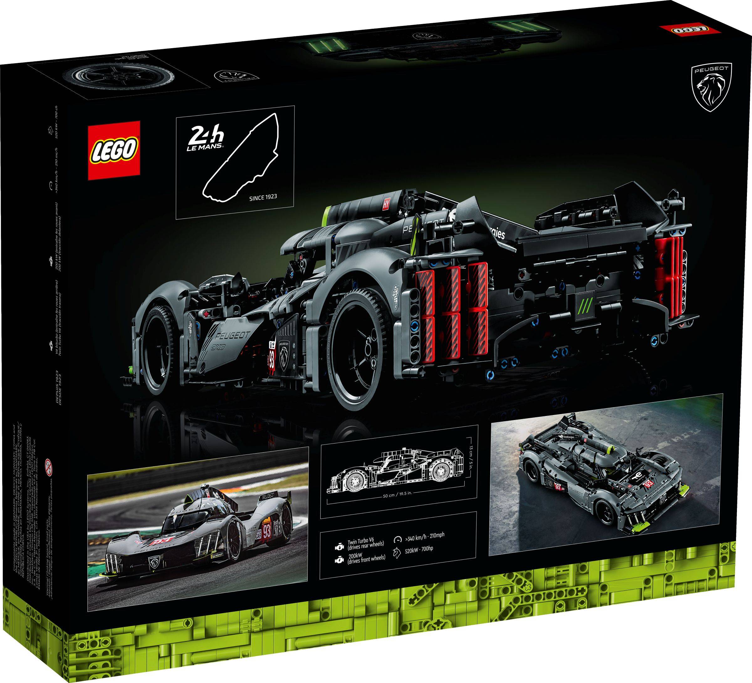 LEGO® Technic™ 42156 PEUGEOT 9X8 24H Le Mans Hybrid Hypercar