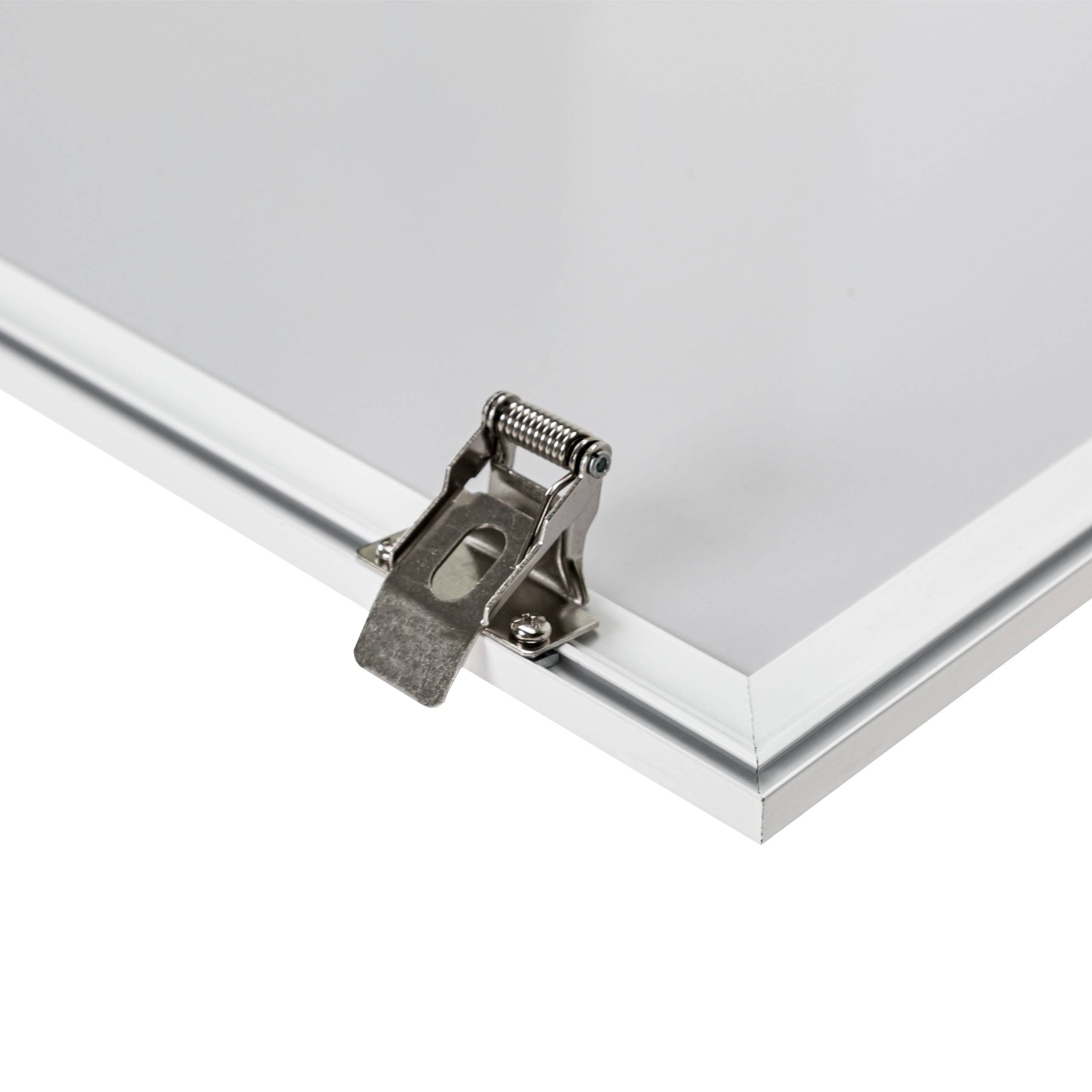 Spectrum LED Halterungssatz Hacken Premium 60x60cm für LED Panel ALGINE Leuchten IK06 Stahl