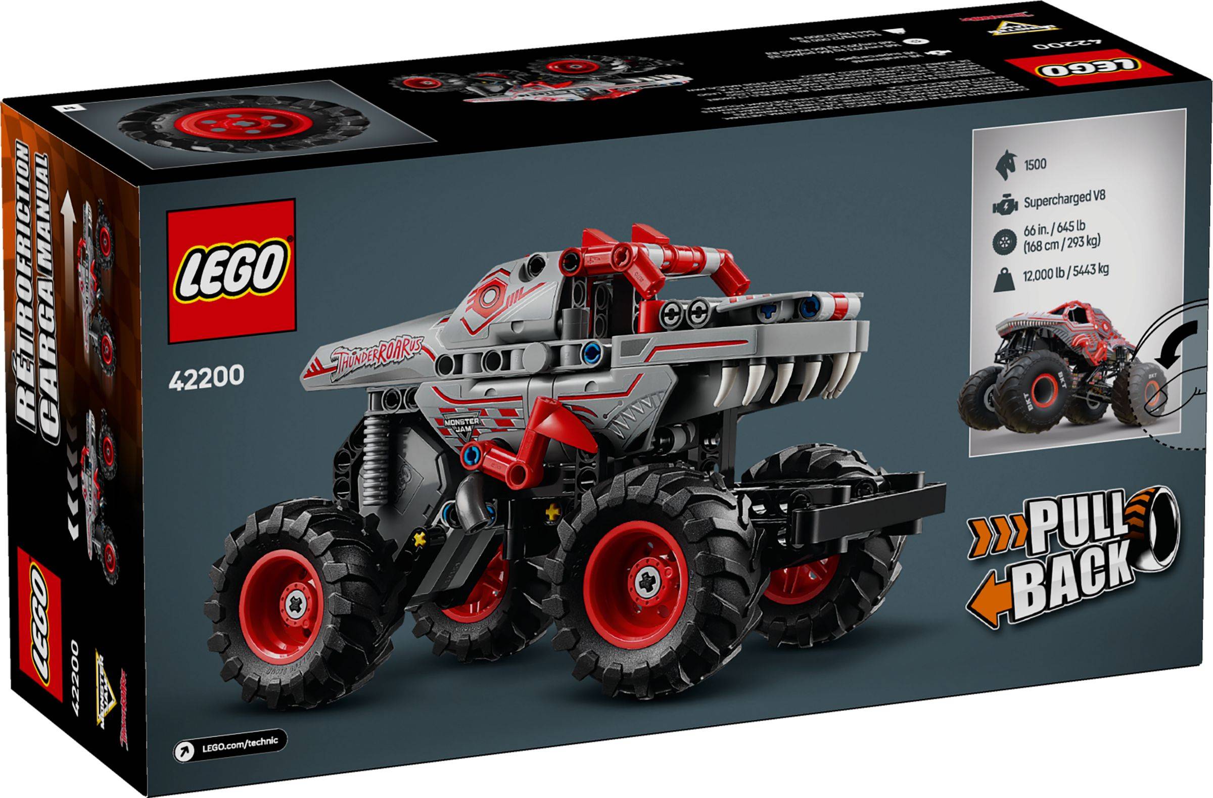 LEGO® Technic™ 42200 Monster Jam™ ThunderROARus™