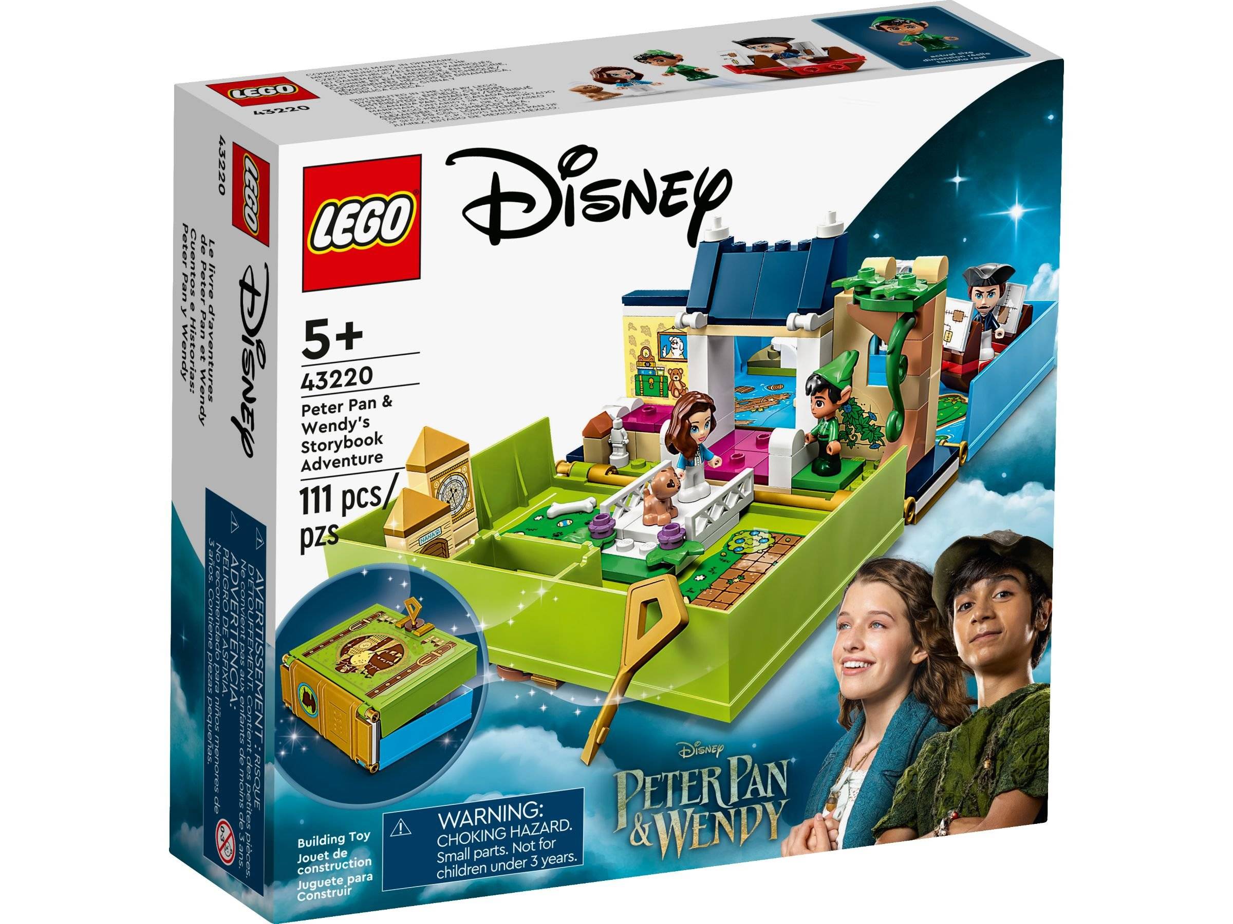 LEGO® Disney™ 43220 Peter Pan & Wendy – Märchenbuch-Abenteuer