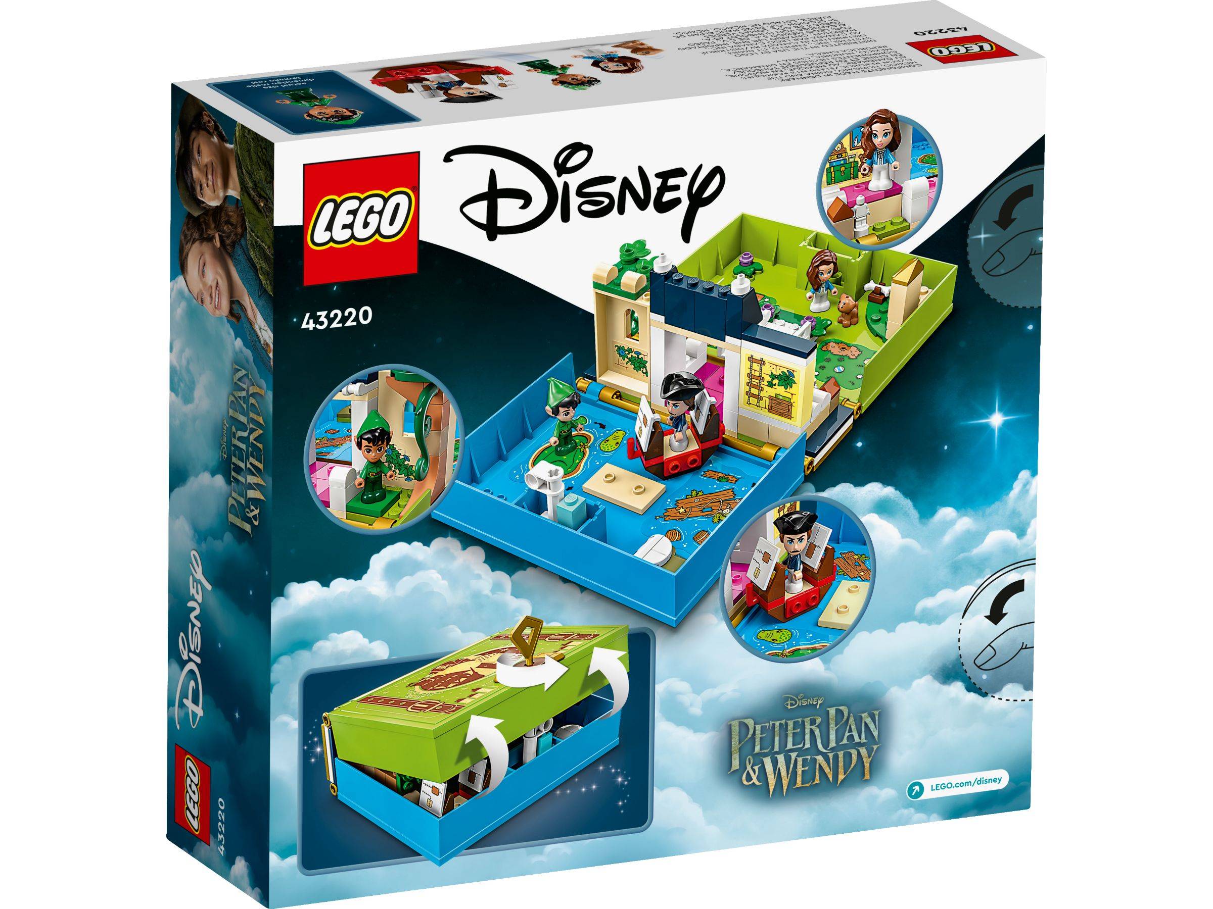 LEGO® Disney™ 43220 Peter Pan & Wendy – Märchenbuch-Abenteuer
