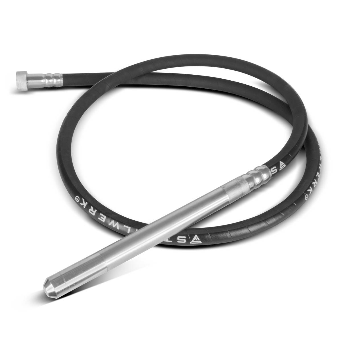 STAHLWERK Rüttelflasche Ø 35 mm 300 cm Schlauchlänge Innenrüttler