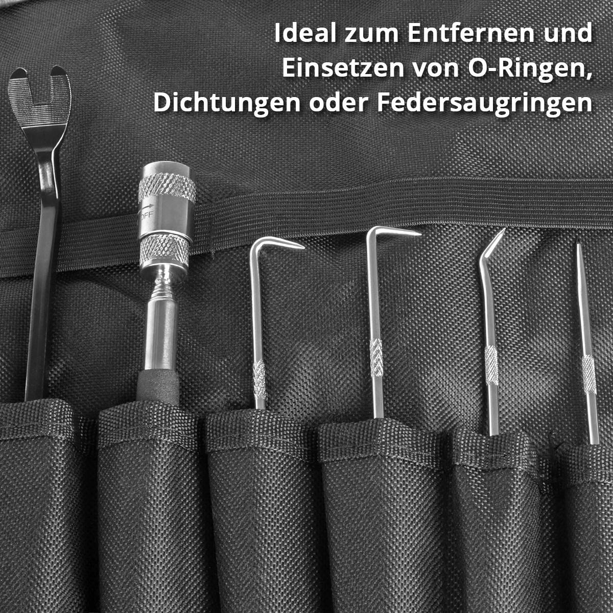 STAHLWERK Hakenwerkzeug-Set 12-teiliger Haken-Satz für Dichtungen