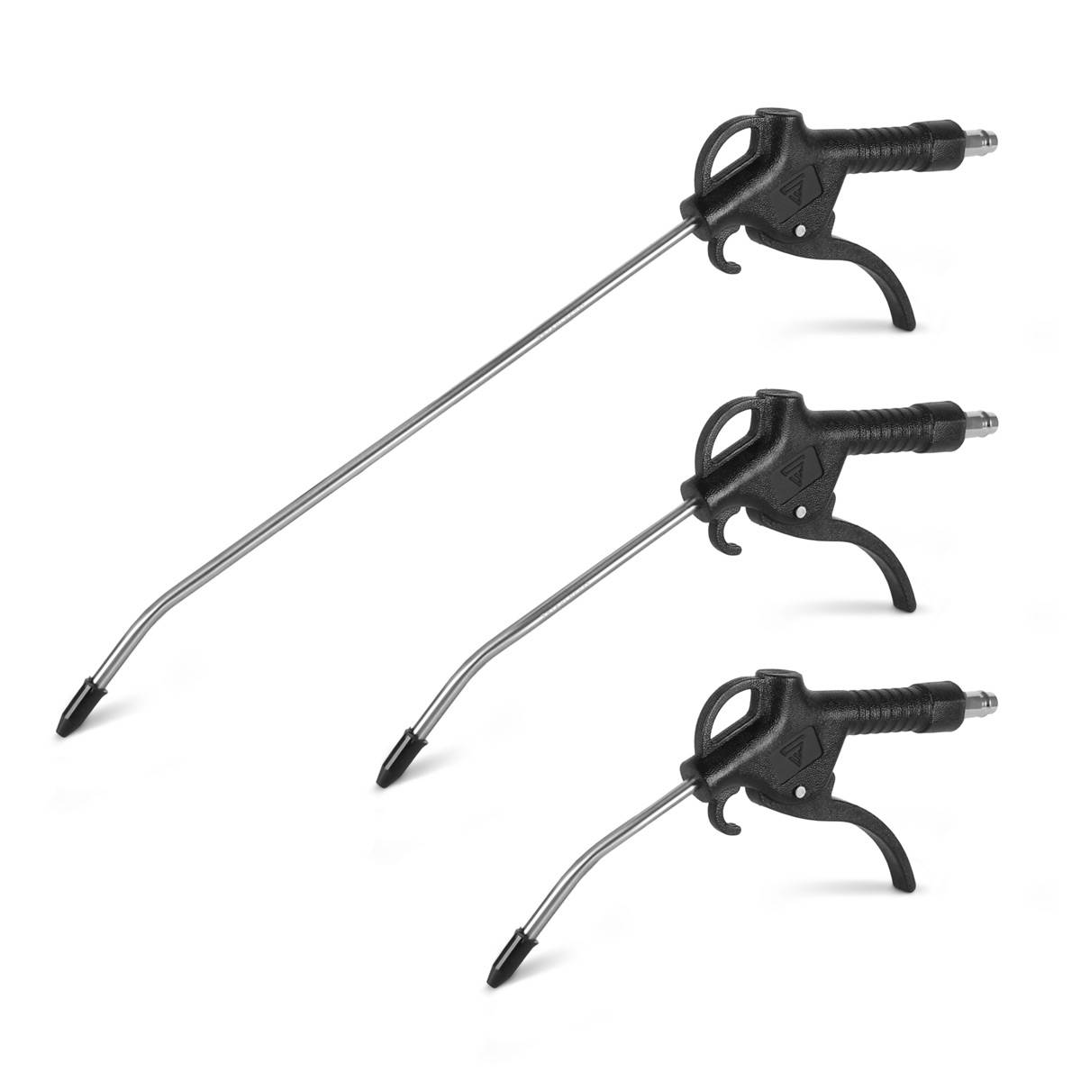 STAHLWERK Druckluft Ausblaspistolen Set 3-teilig 100, 150, 300 mm