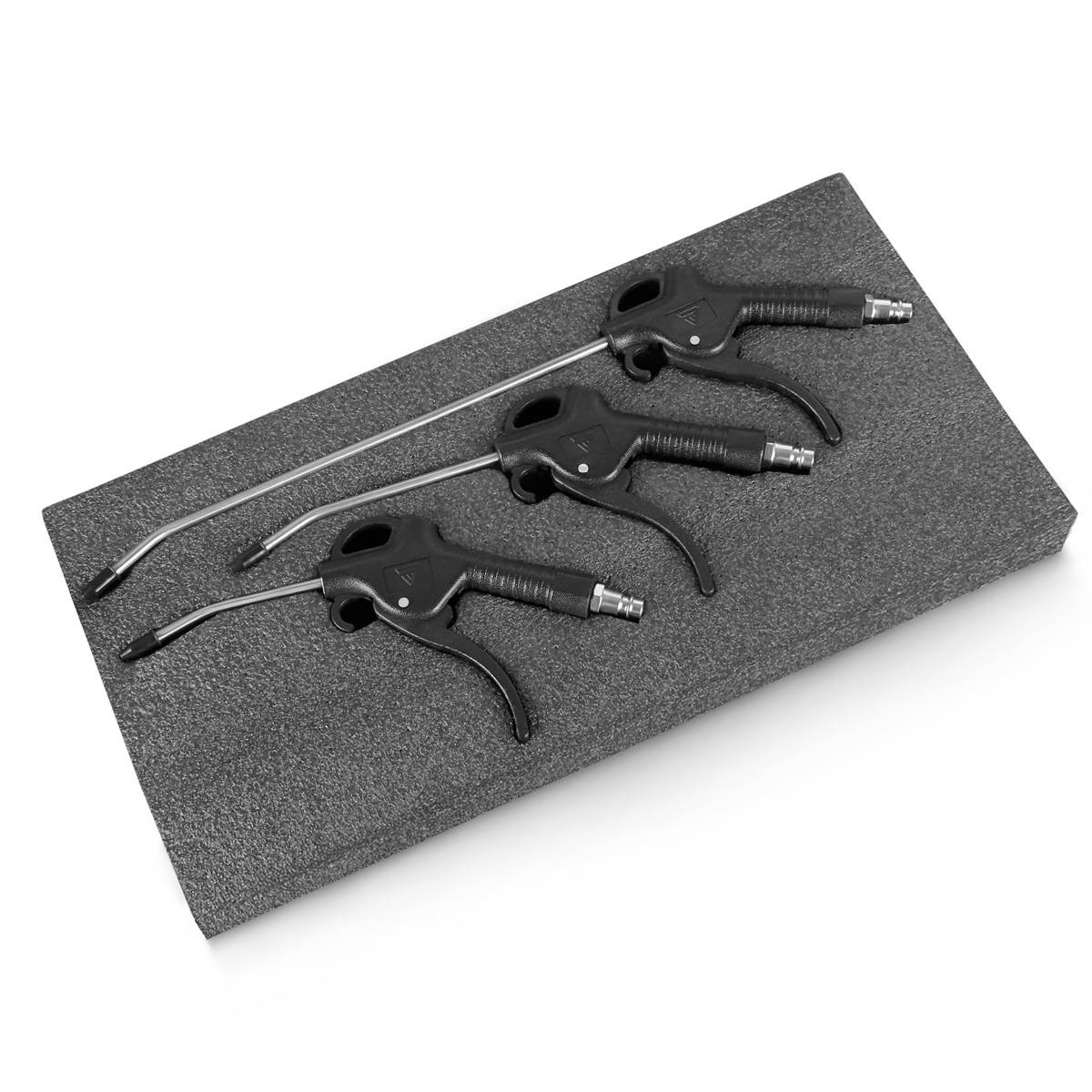 STAHLWERK Druckluft Ausblaspistolen Set 3-teilig 100, 150, 300 mm