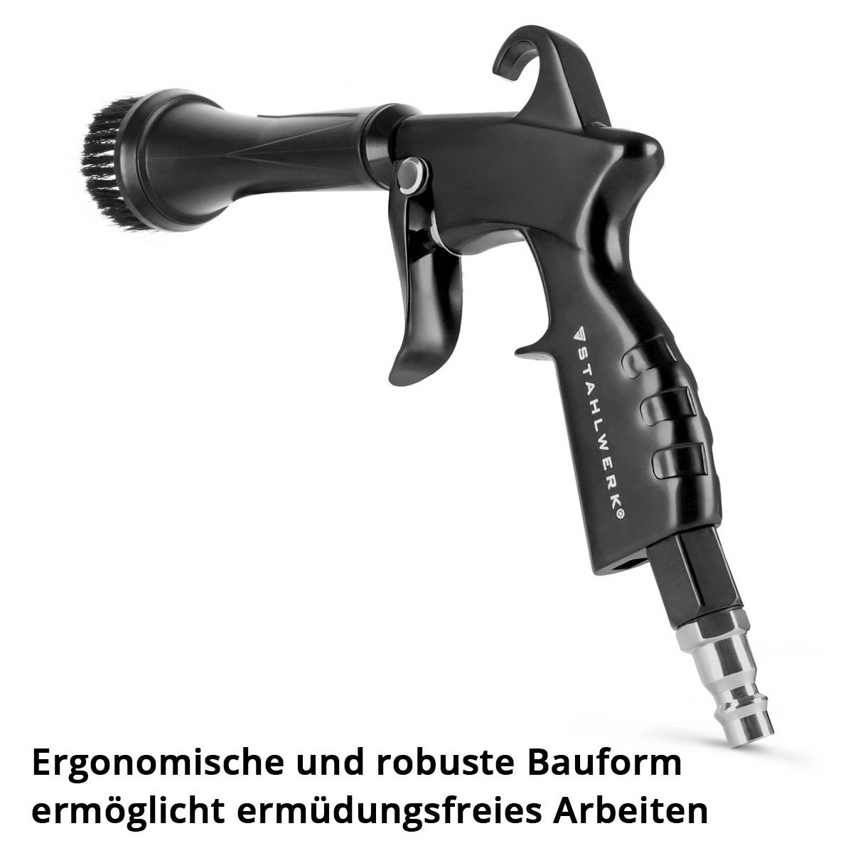 STAHLWERK Trockenreinigungspistole 5 Rotationsdüsen Tornado-Effekt