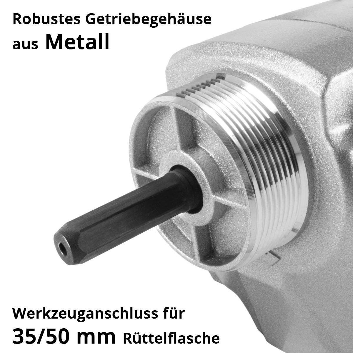 STAHLWERK Betonverdichter 900 Watt Betonrüttler Flaschenrüttler