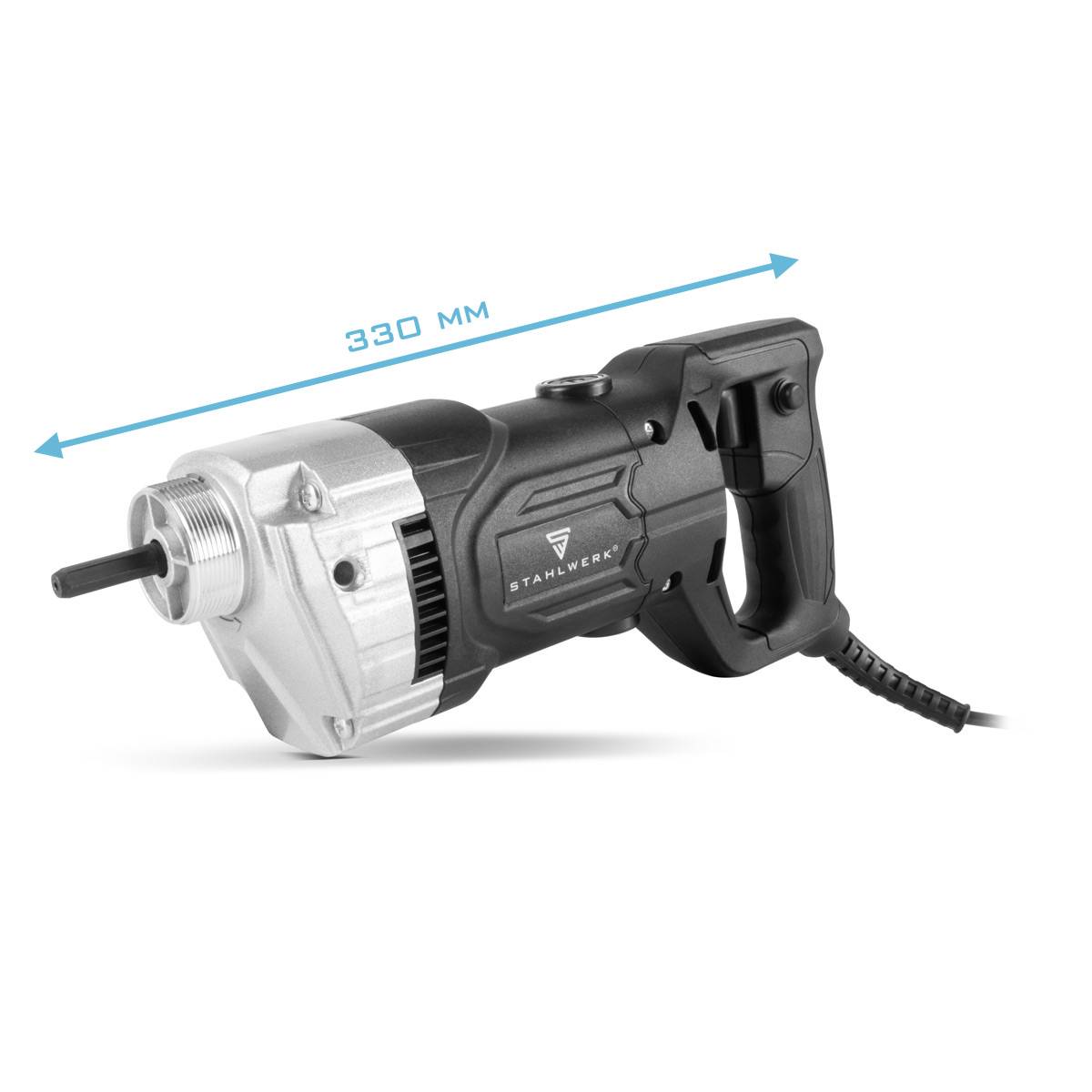 STAHLWERK Betonverdichter 900 Watt Betonrüttler Flaschenrüttler