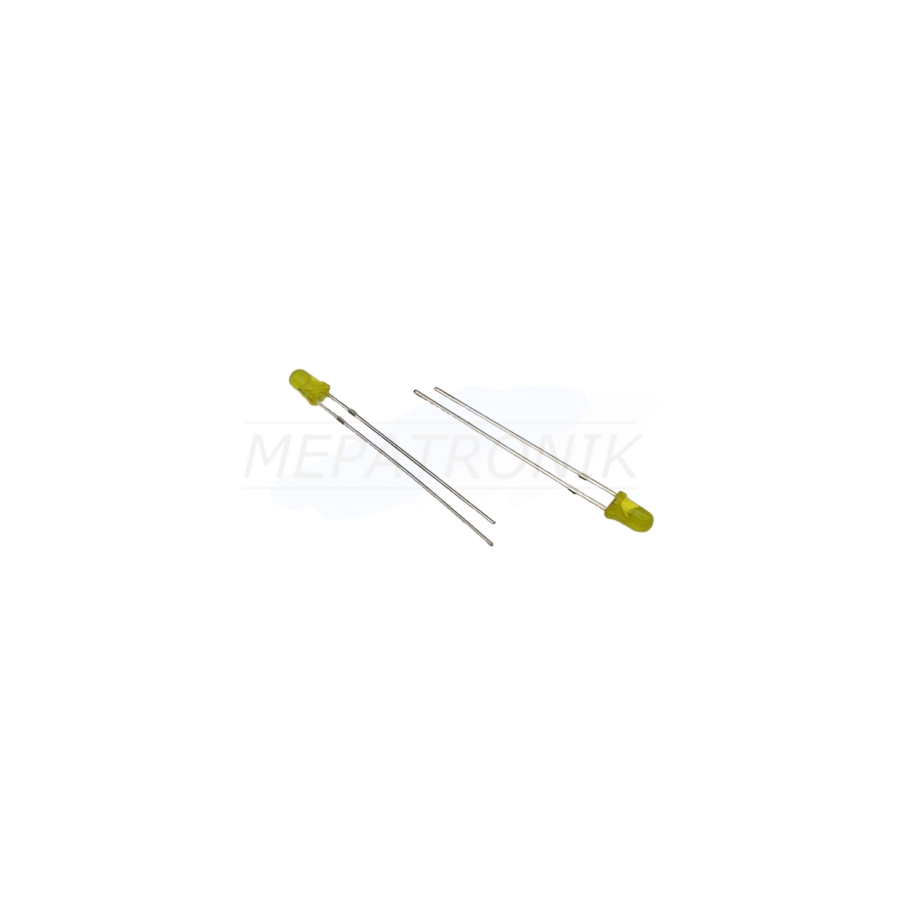 3MM GELB LED3MM GELB THT LEUCHTDIODE | Set 100 Stück