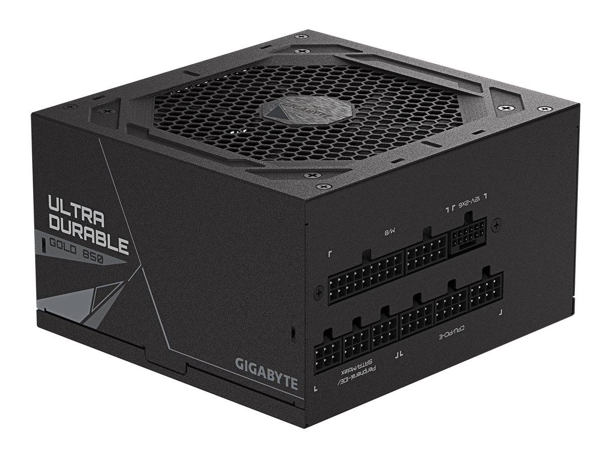 Eine schwarze Computer-Netzteileinheit mit der Aufschrift 