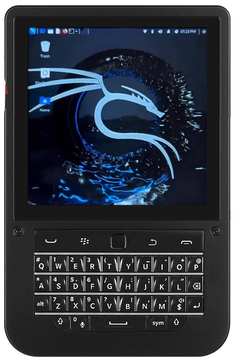 BerryBase HackberryPi CM5 Linux Cyberdeck Taschencomputer, 4" Touch-Display, Tastatur-Maus, 5000 mAh