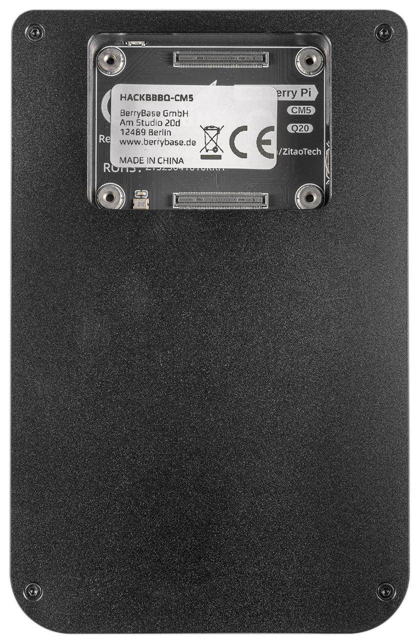 BerryBase HackberryPi CM5 Linux Cyberdeck Taschencomputer, 4" Touch-Display, Tastatur-Maus, 5000 mAh