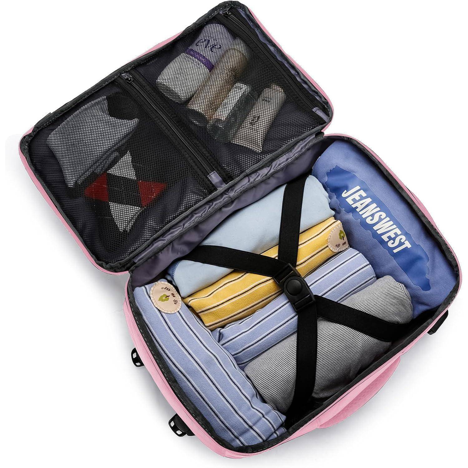 Rucksack Handgepäck 40x20x25 Ryanair Damen USB Rosa 40 x 20 x 25cm-20L