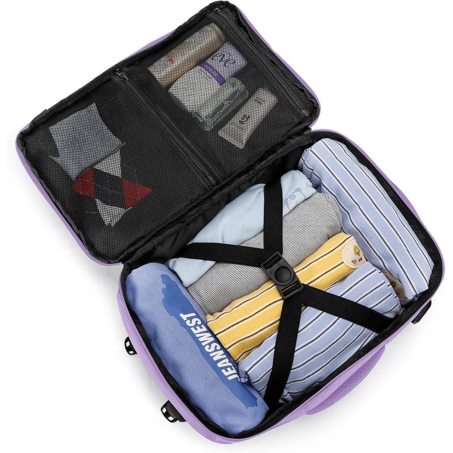 Handgepäck Rucksack 40x20x25 Damen Helleslila 40 x 20 x 25cm-20L