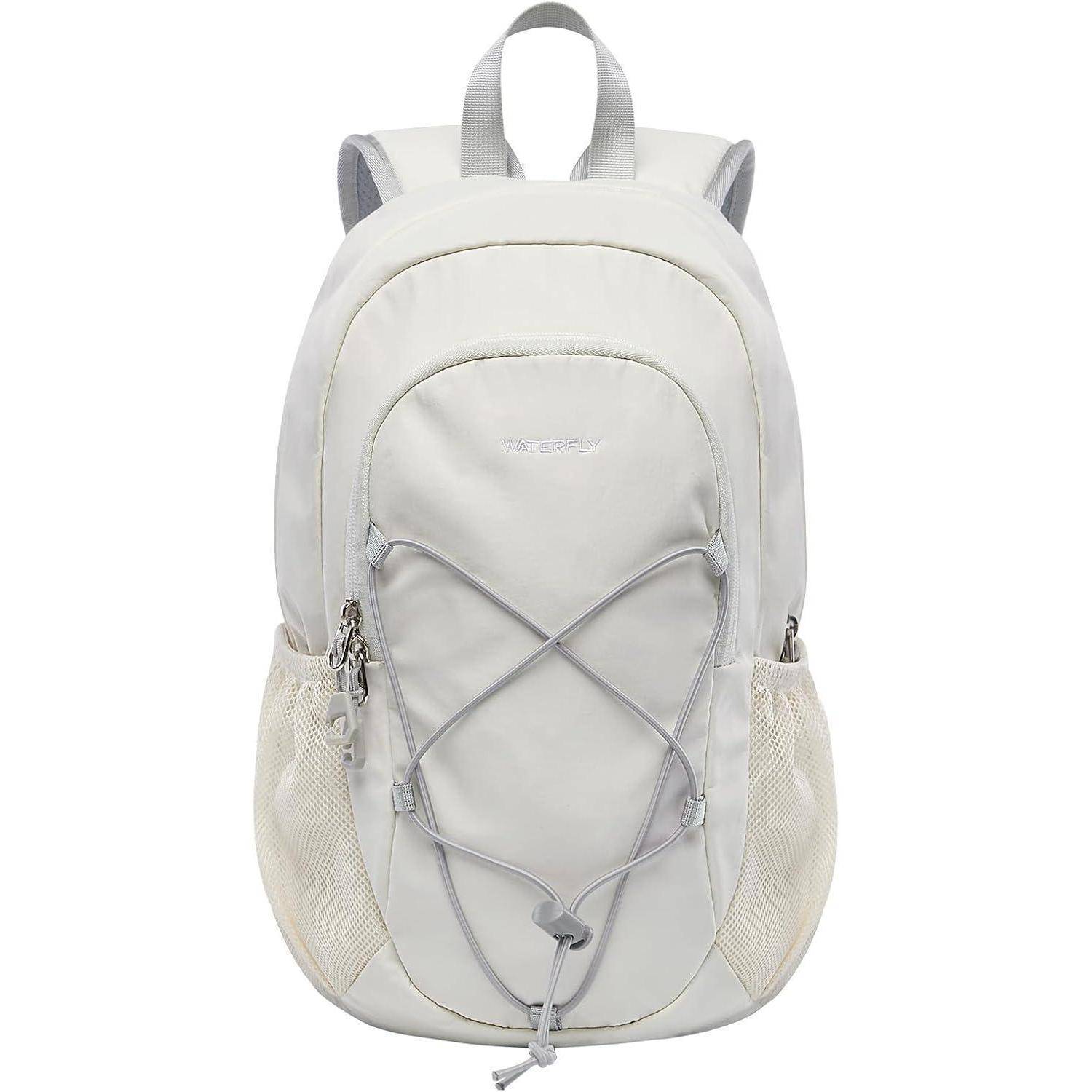 Rucksack 12L Wanderrucksack Klein Outdoor Herren Damen Beige