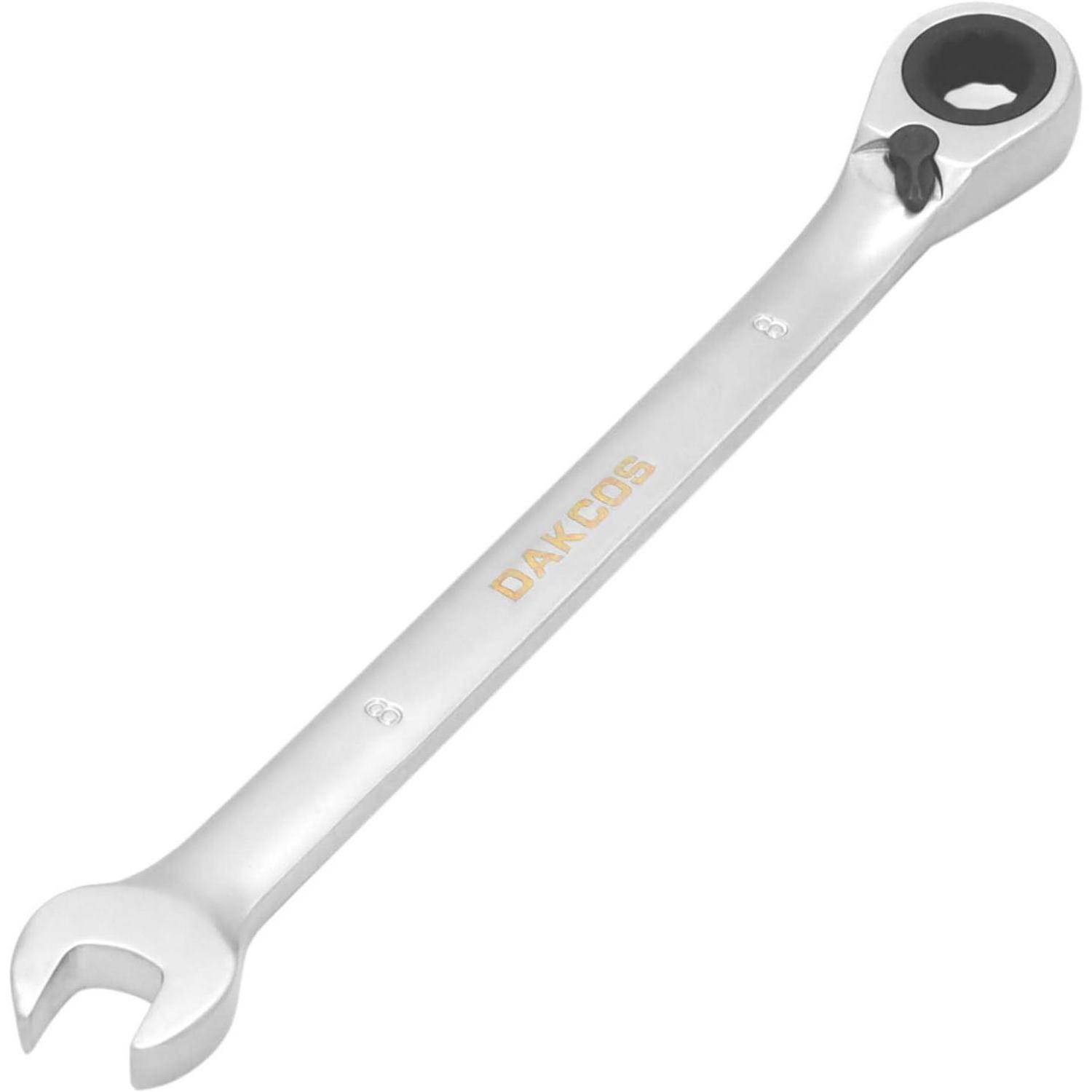 Ratschenringmaulschlüssel umschaltbar metrisch CRV Chrom 8mm