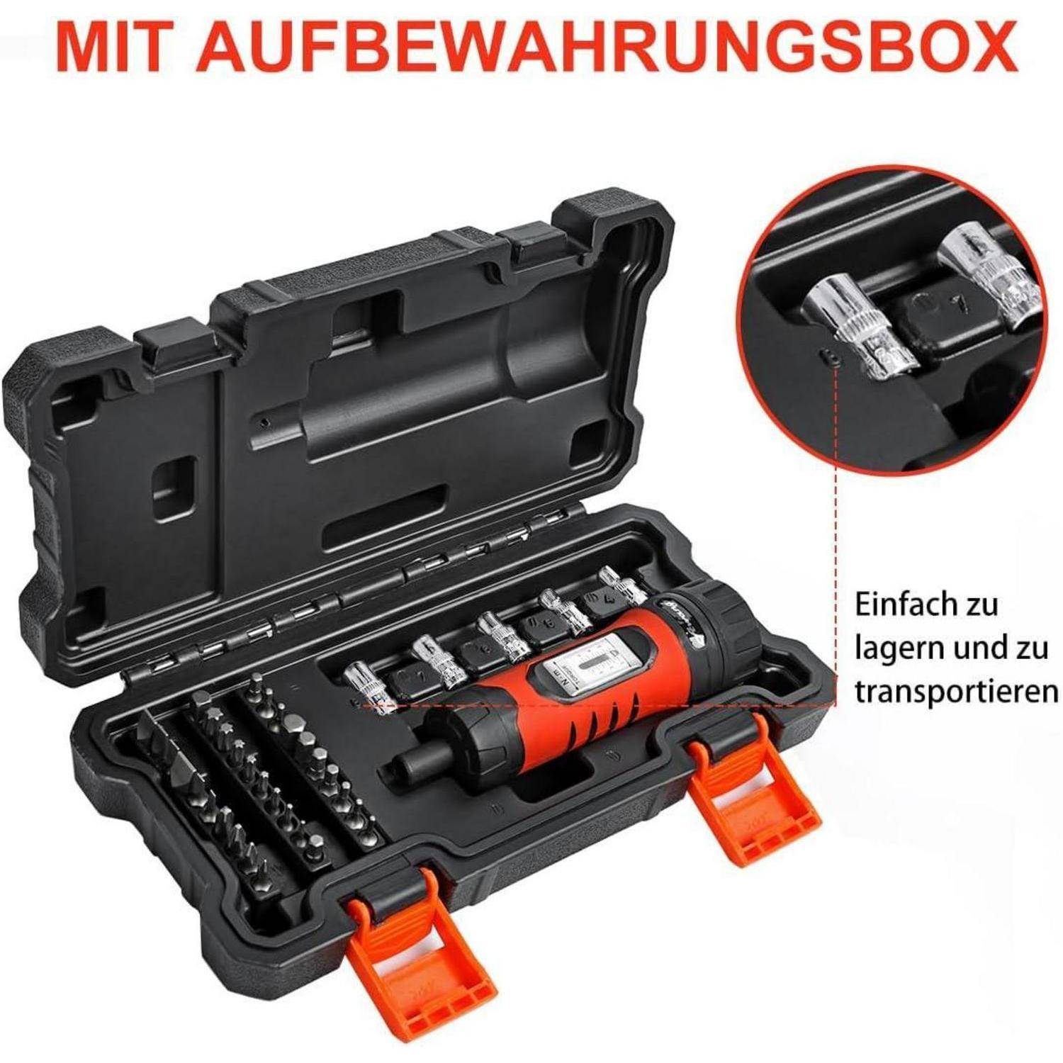 Drehmomentschraubendreher 1-6 Nm 36-tlg Bitset für Fahrradreparatur