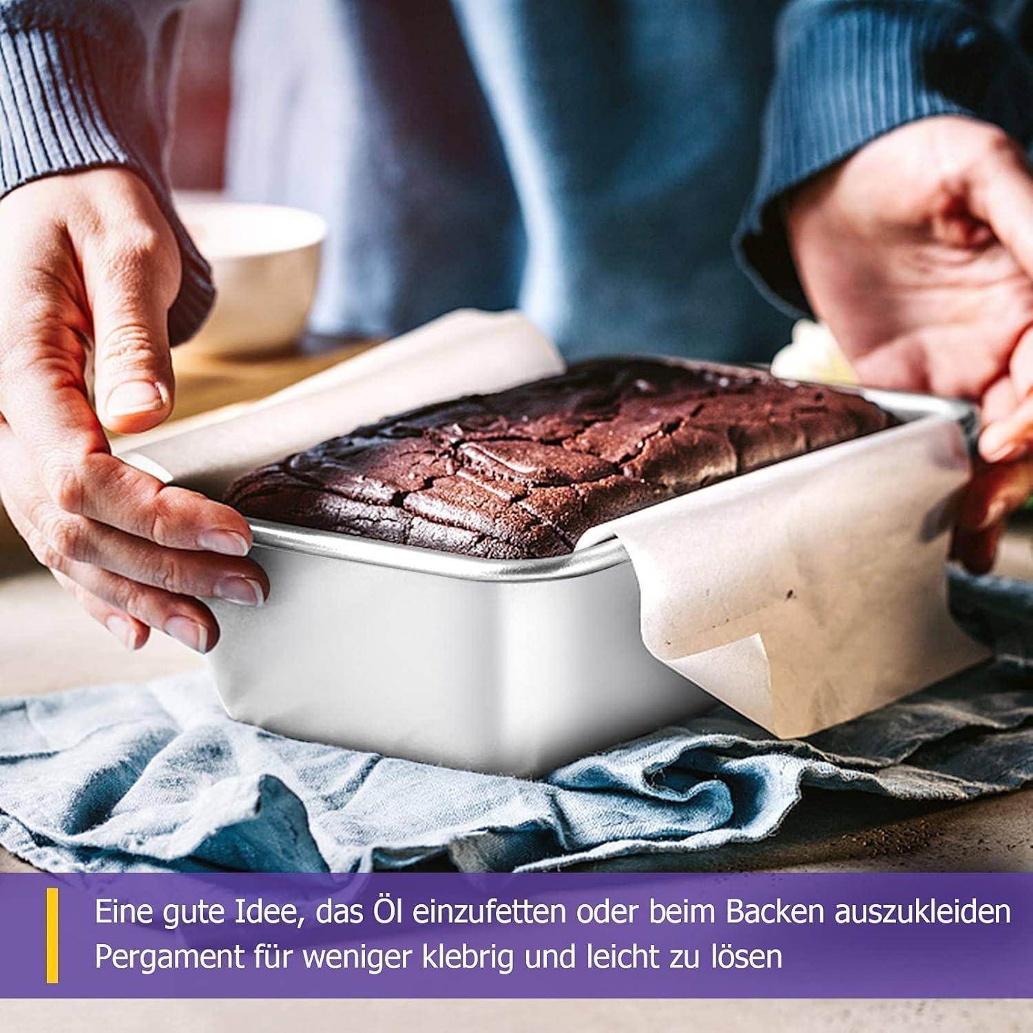 Brotbackform Edelstahl 23,5x12,6x6cm Brot Kuchen Toast 1 Stück