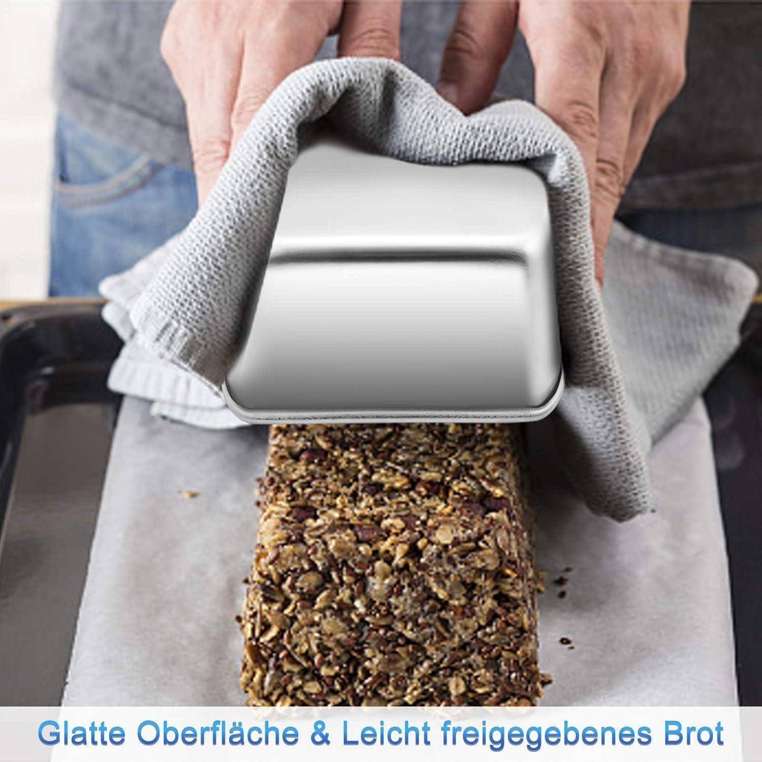 Brotbackform Edelstahl 23,5x12,6x6cm Brot Kuchen Toast 1 Stück