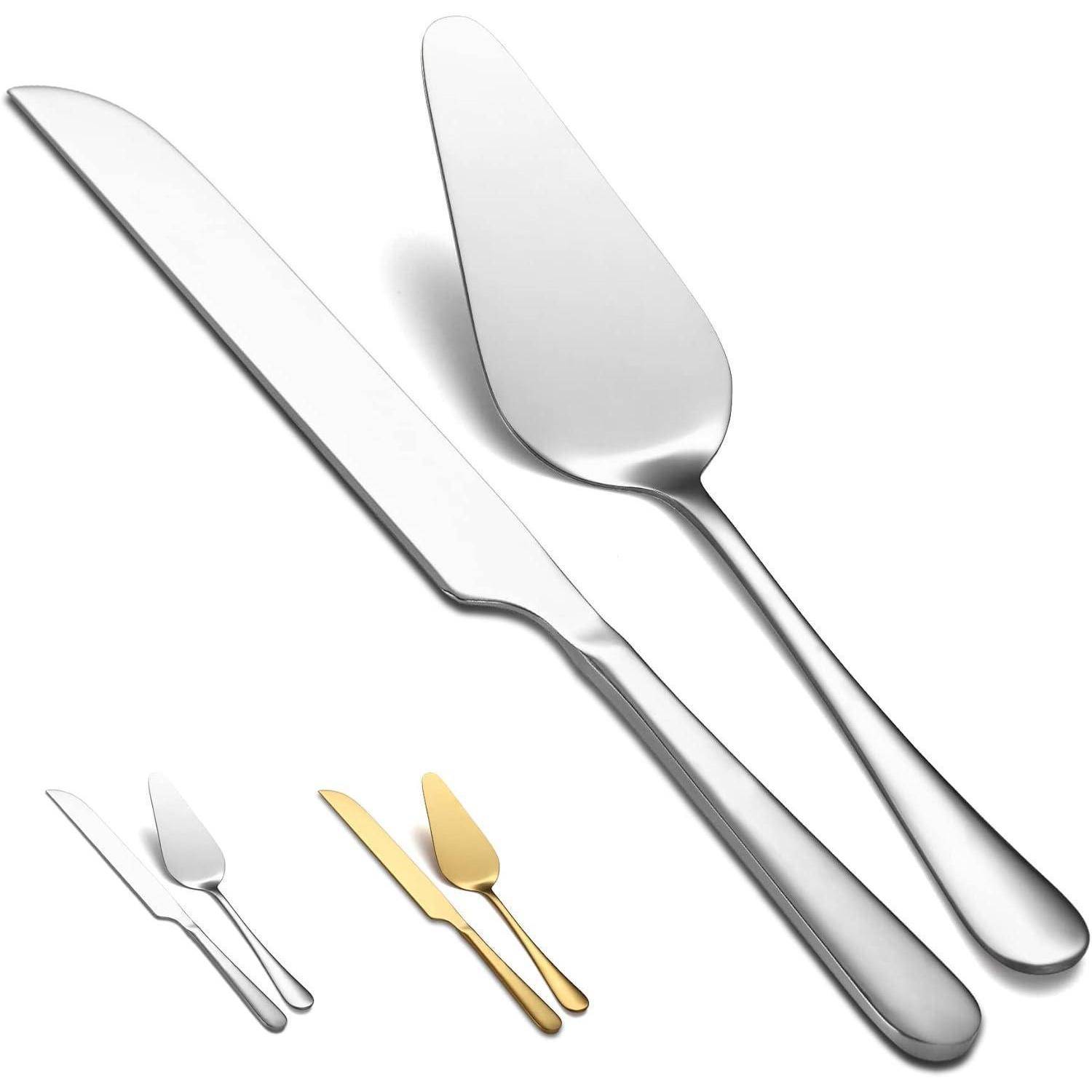 Tortenmesser Set Edelstahl Tortenheber Hochzeit 1. Silber