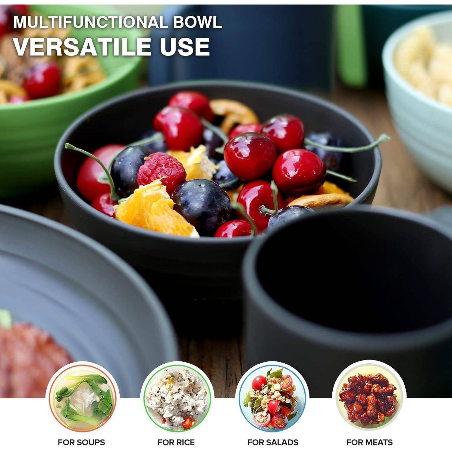 Schüssel Müslischale 710ml 4er 4pcs Einfarbige Mittlere Schüssel