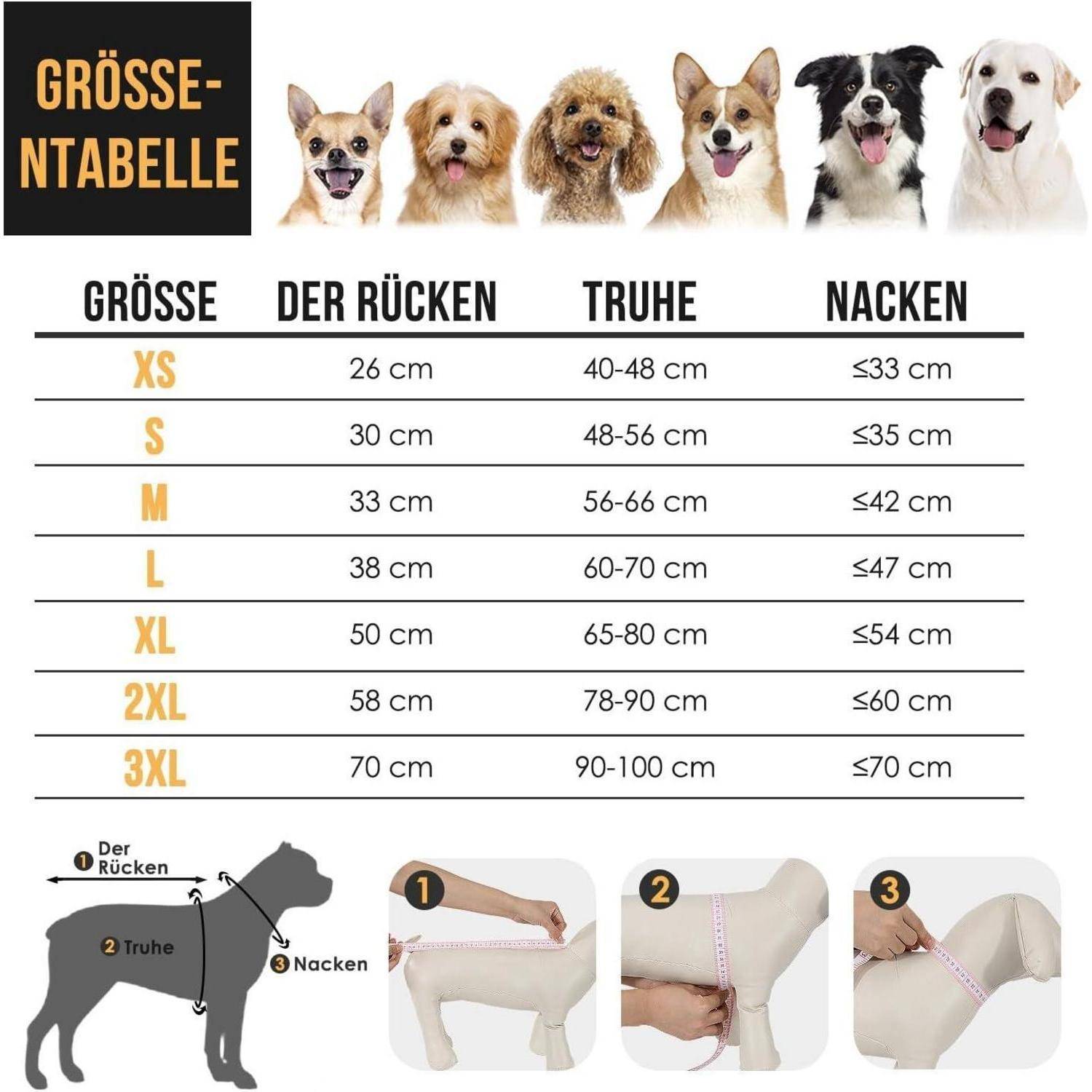 Regenmantel Hund wasserdicht doppellagig Kapuze Reflektor M Gelb