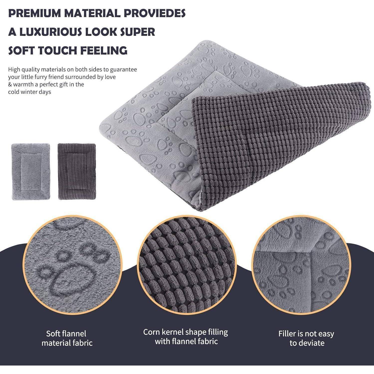 PremiumMaterial bietet einen luxuriösen Look Super weiches Tastgefühl' Grau Steppdecke mit strukturierter Stoffdetail.