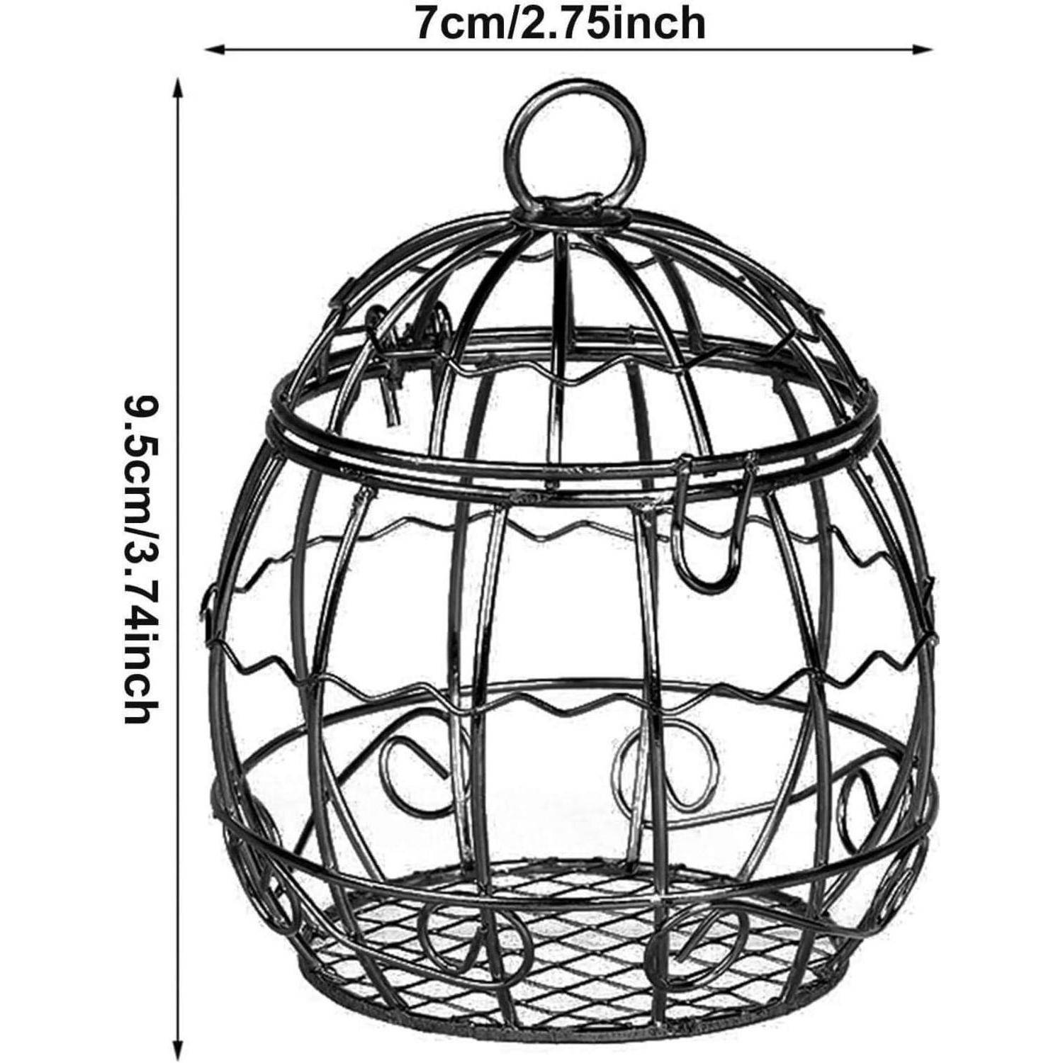 Futterspender Vögel Metallgeflecht Aufhängen - 2 Stück