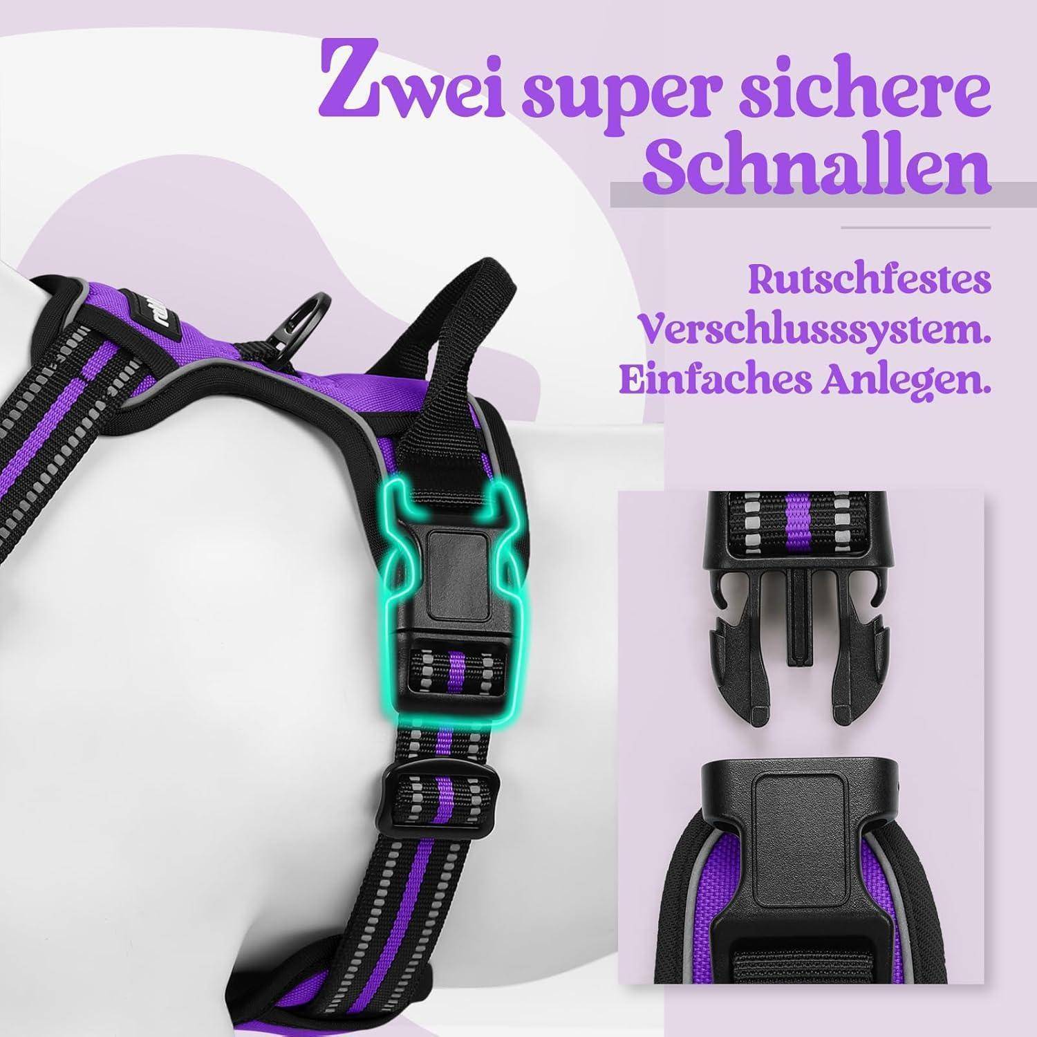 Zwei super sichere Schnallen.