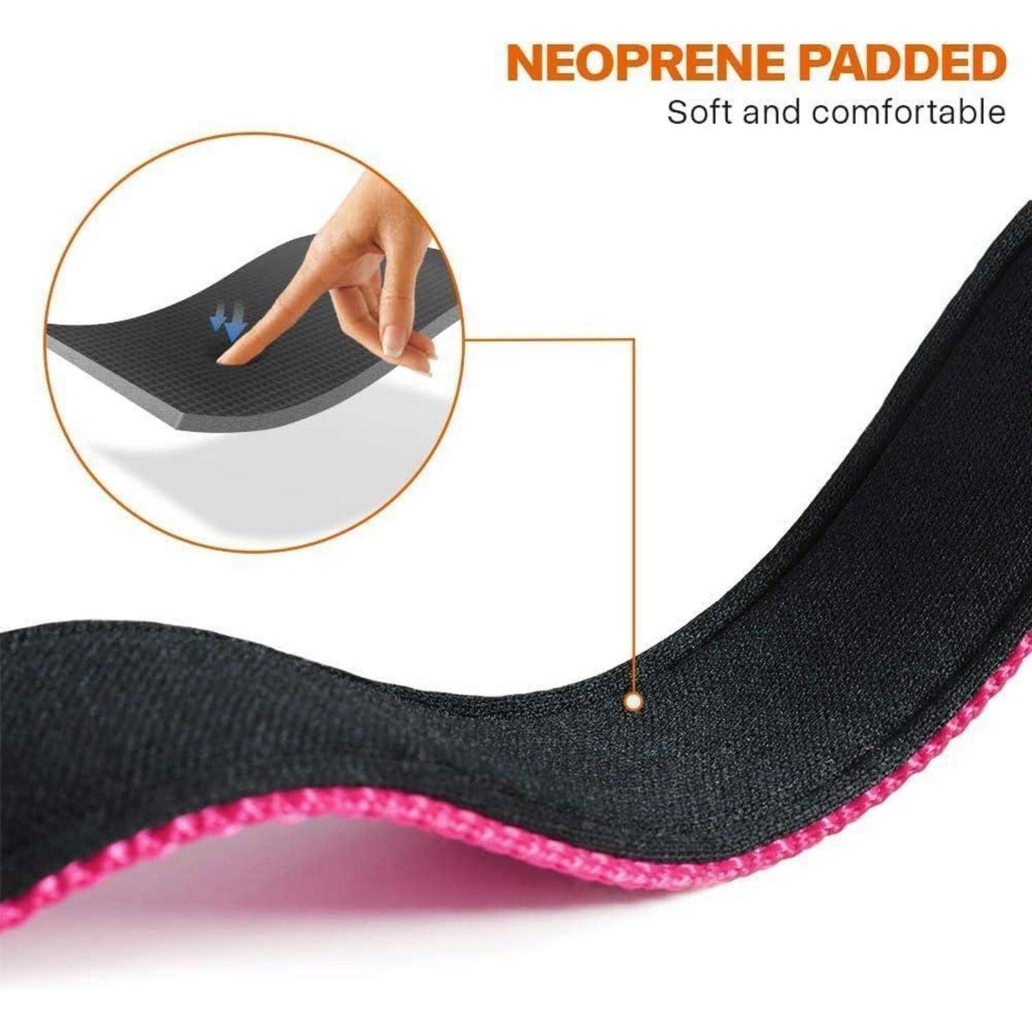 Mit Neopren gepolstert, als „Weich und bequem