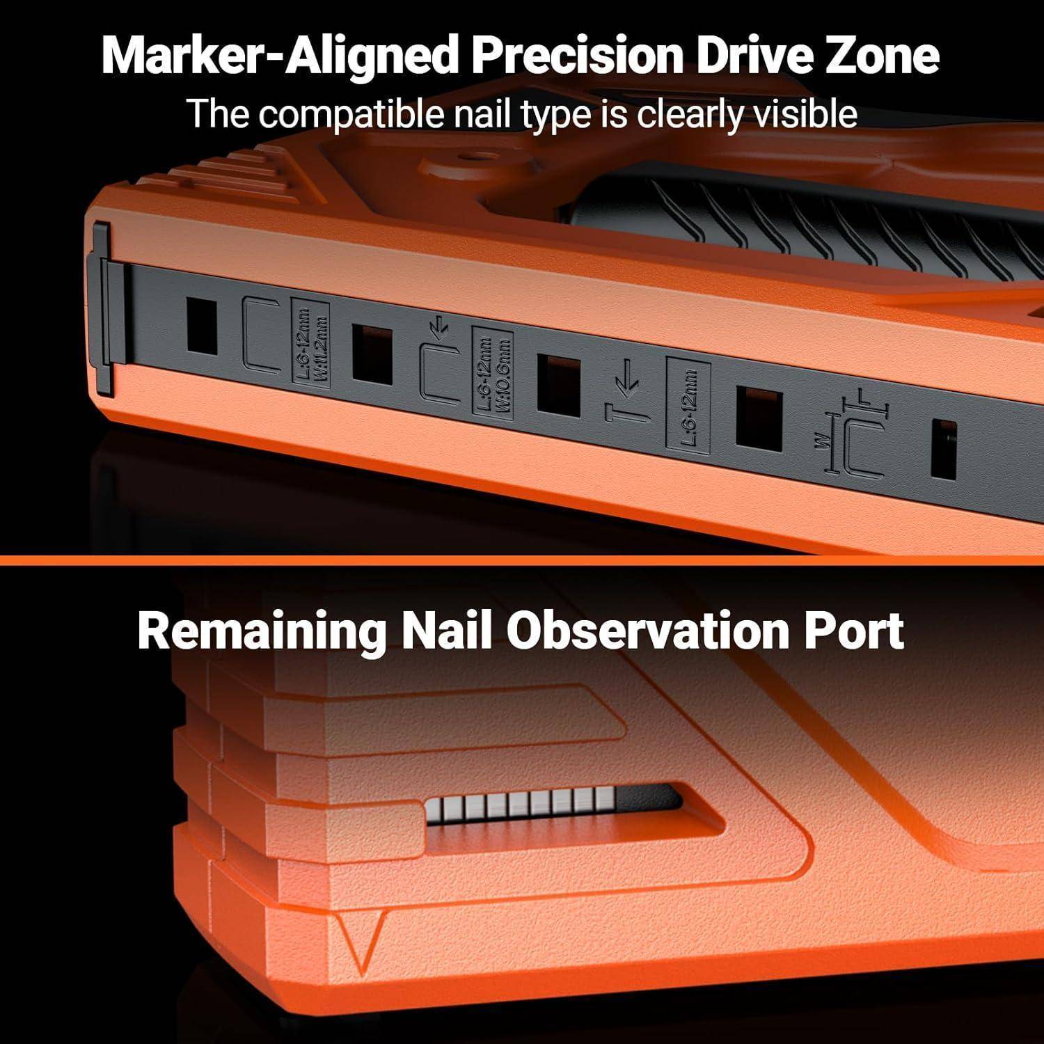 Handtacker mit 1800 Tackerklammern Typ D 11,2 mm 10,6 mm und Typ T