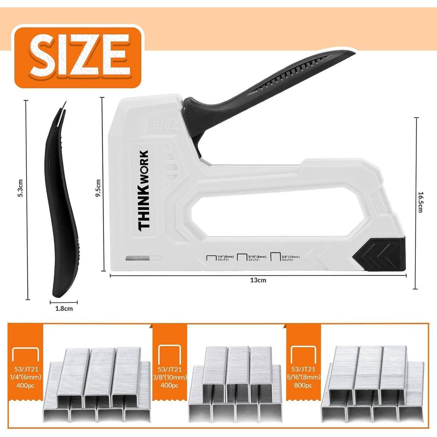 Handtacker 1600 JT21 Klammern Klammerentferner Holz Polster Grau