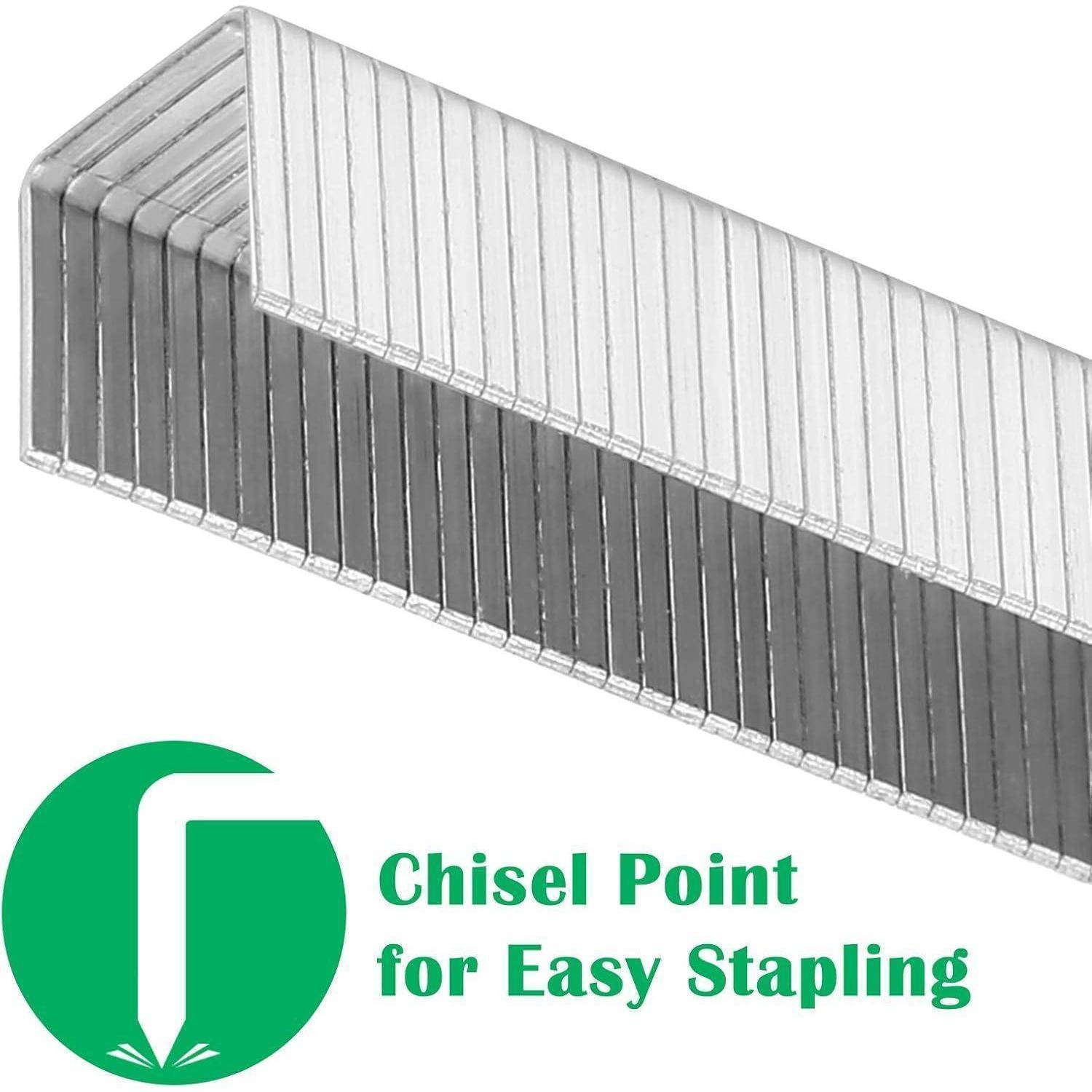 Heftklammern 2000 Set Heftpistole Tischlerei Möbel Fenster Stapel*2000